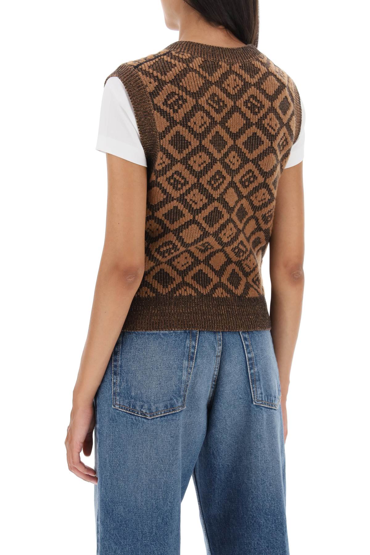 Acne studios face tiles vest