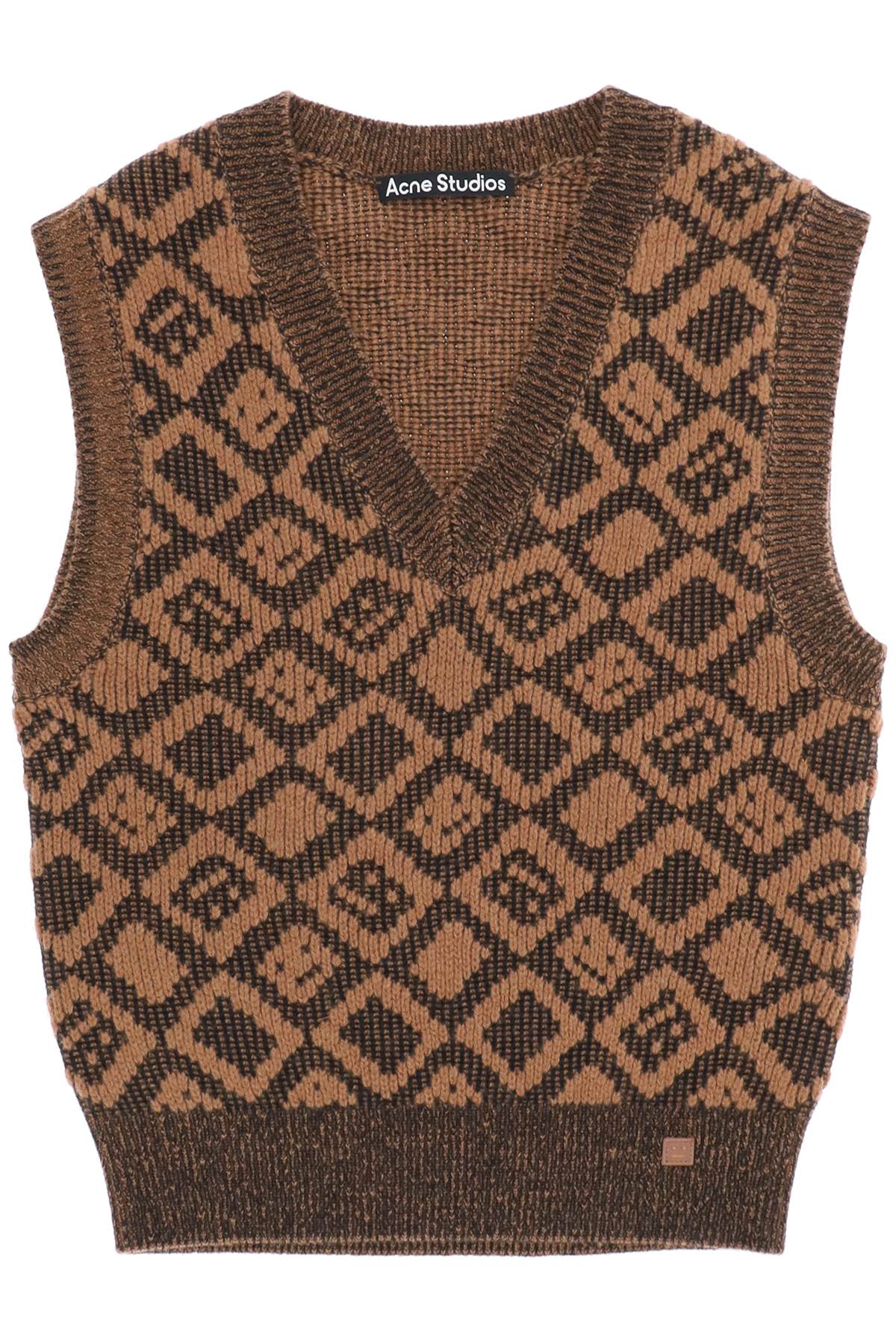 Acne studios face tiles vest