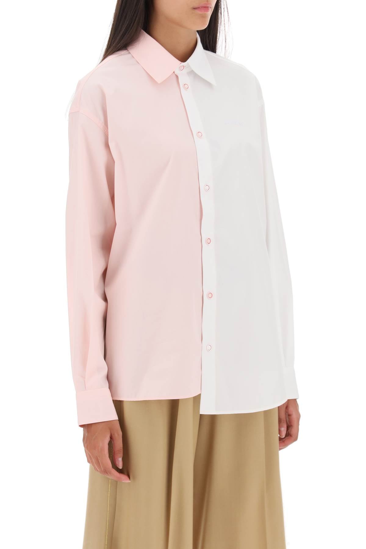 Marni asymmetrical two-tone shirt