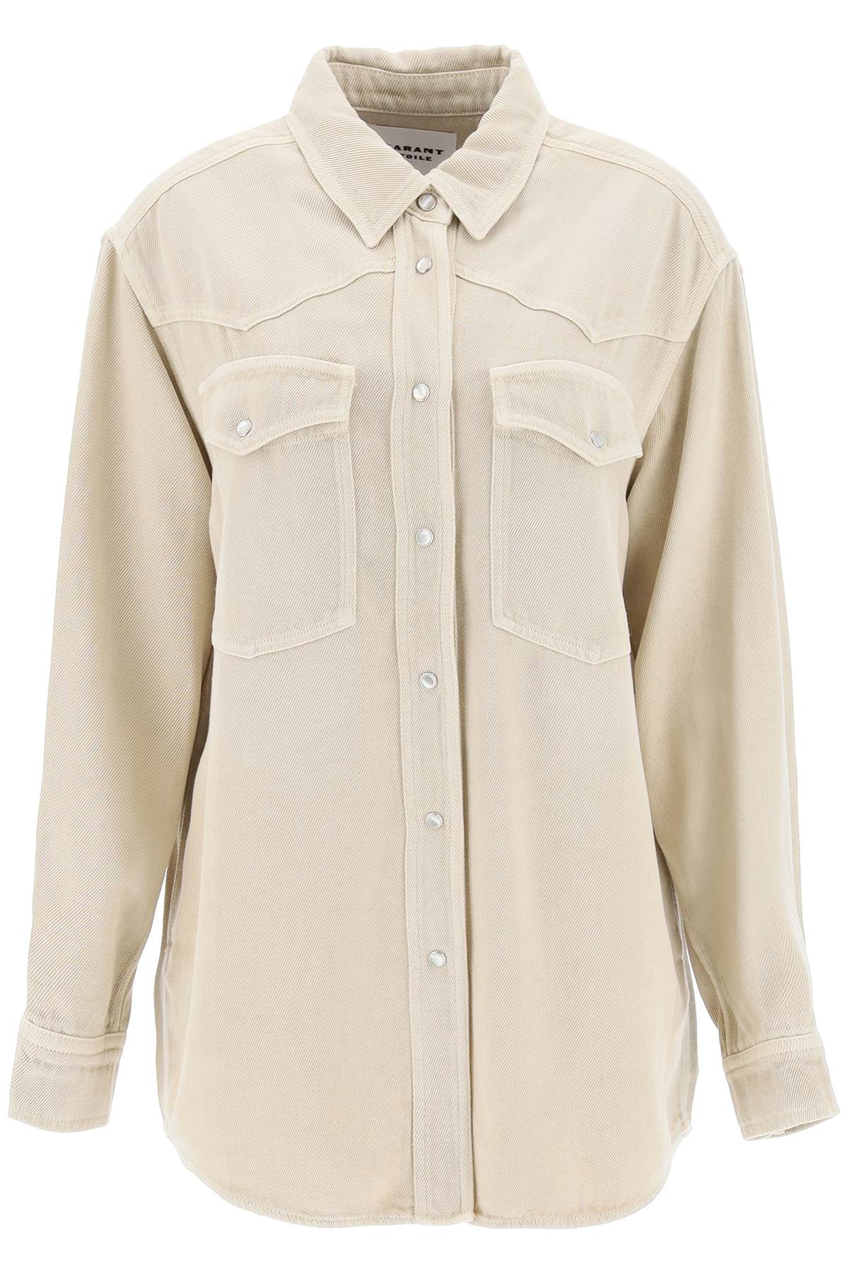 Isabel marant etoile 'tainami' light denim shirt