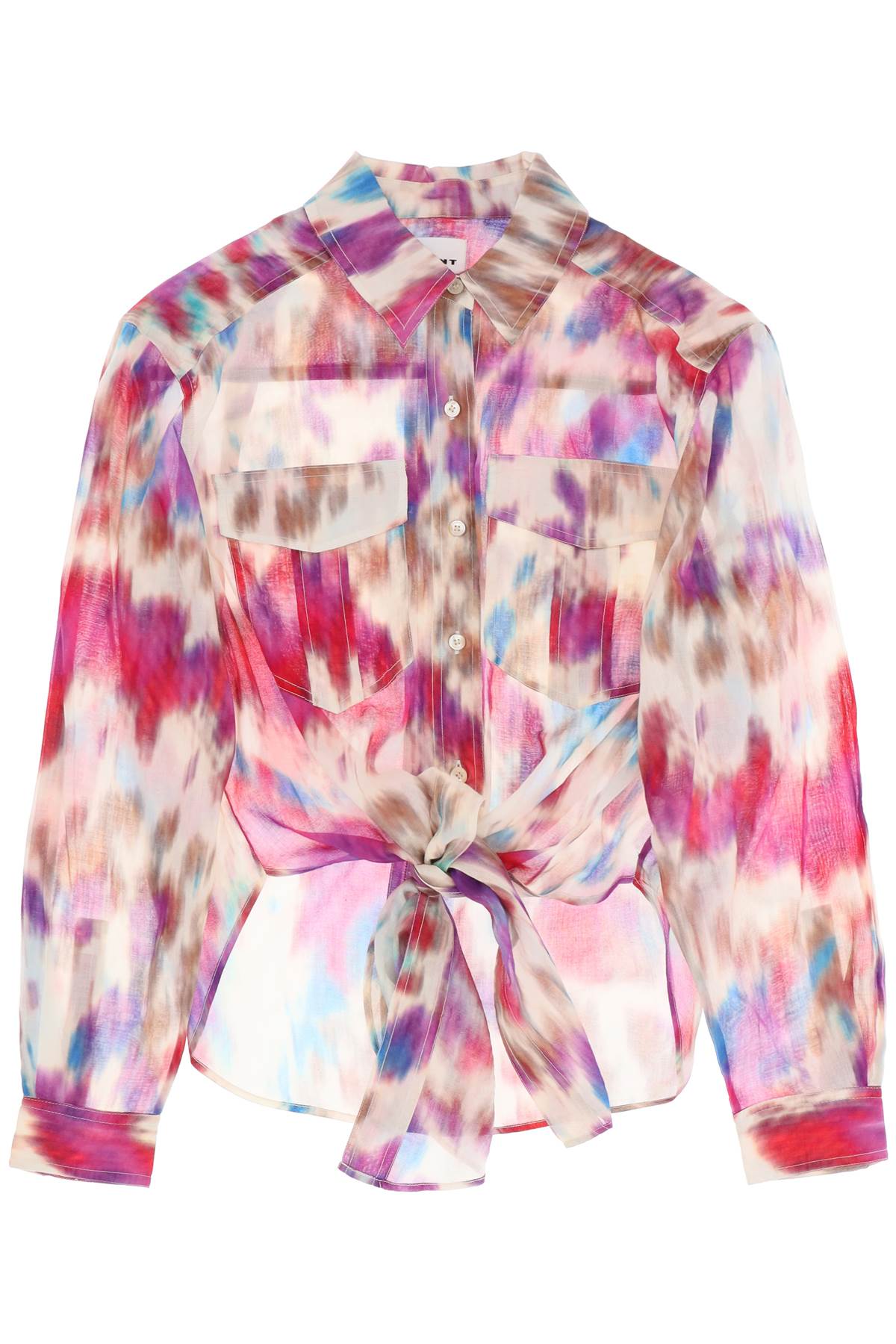 Isabel marant etoile nath tie waist shirt