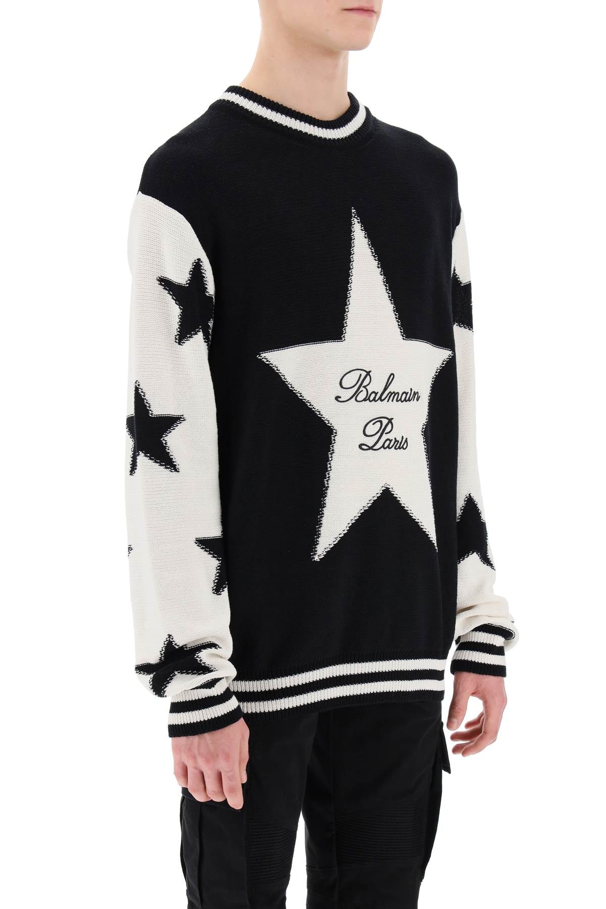 Balmain sweater with star motif