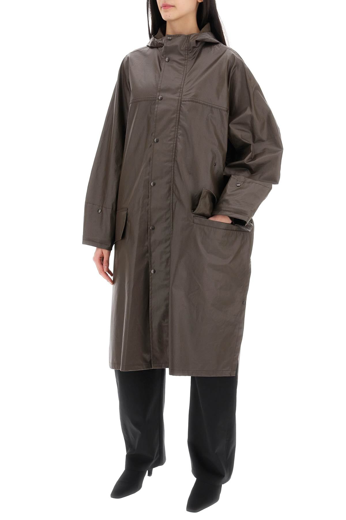 Lemaire cotton-coated trench coat