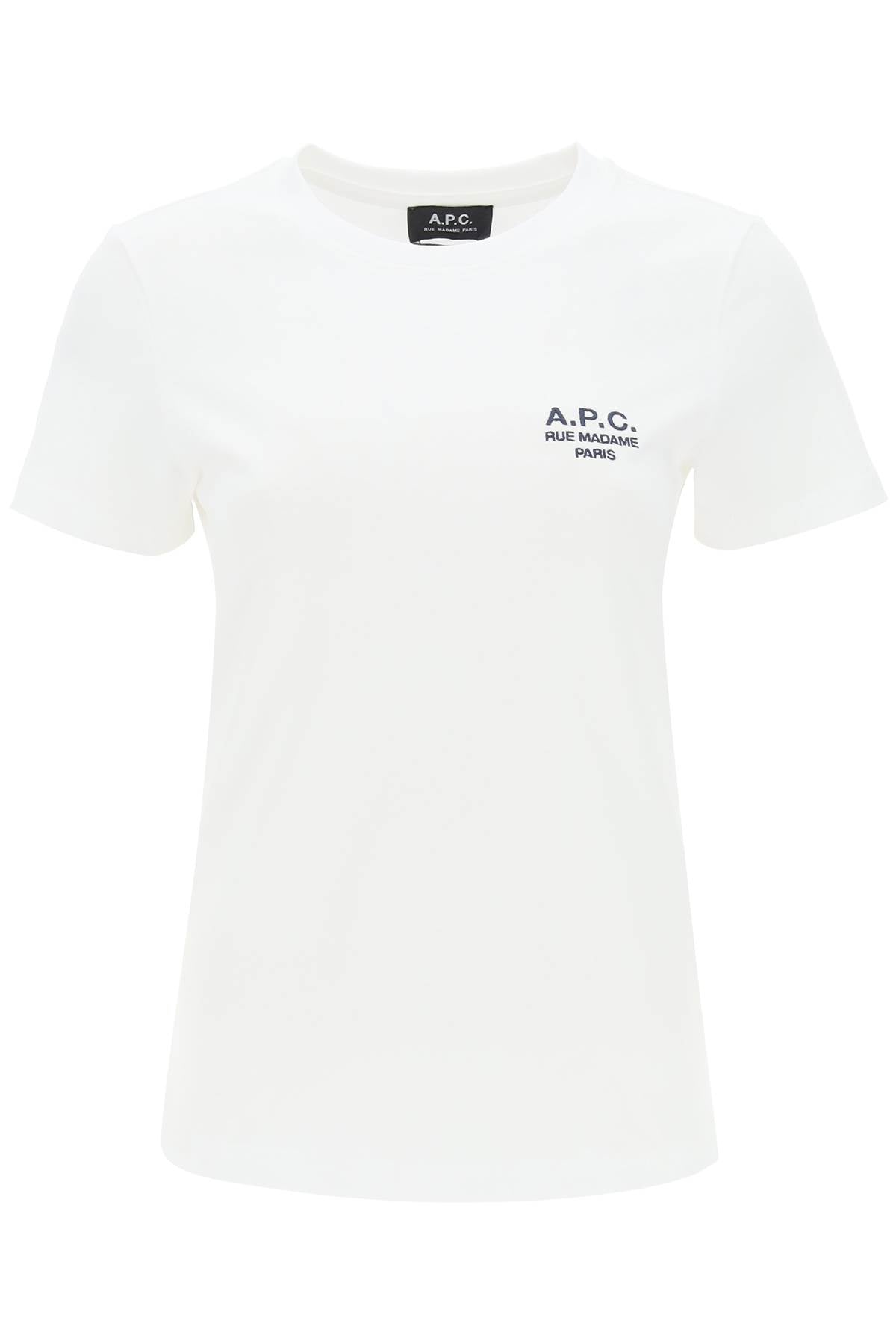 A.p.c. denise t-shirt with logo embroidery