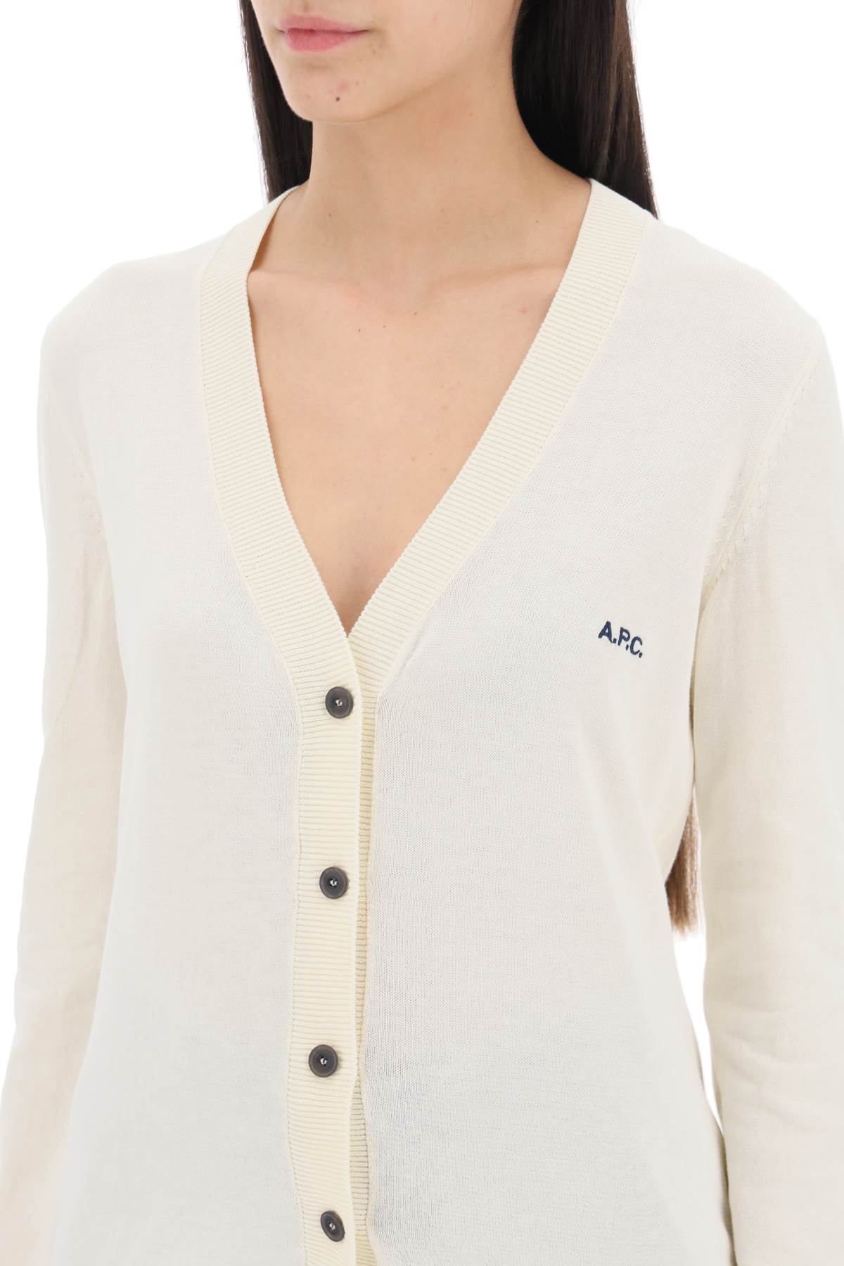 A.p.c. cardigan bella in cotone