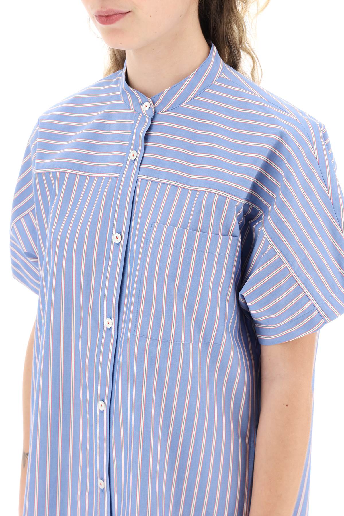 A.p.c. 'sharon' poplin mini dress