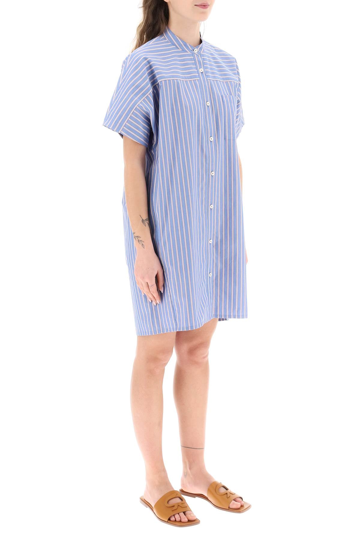 A.p.c. 'sharon' poplin mini dress