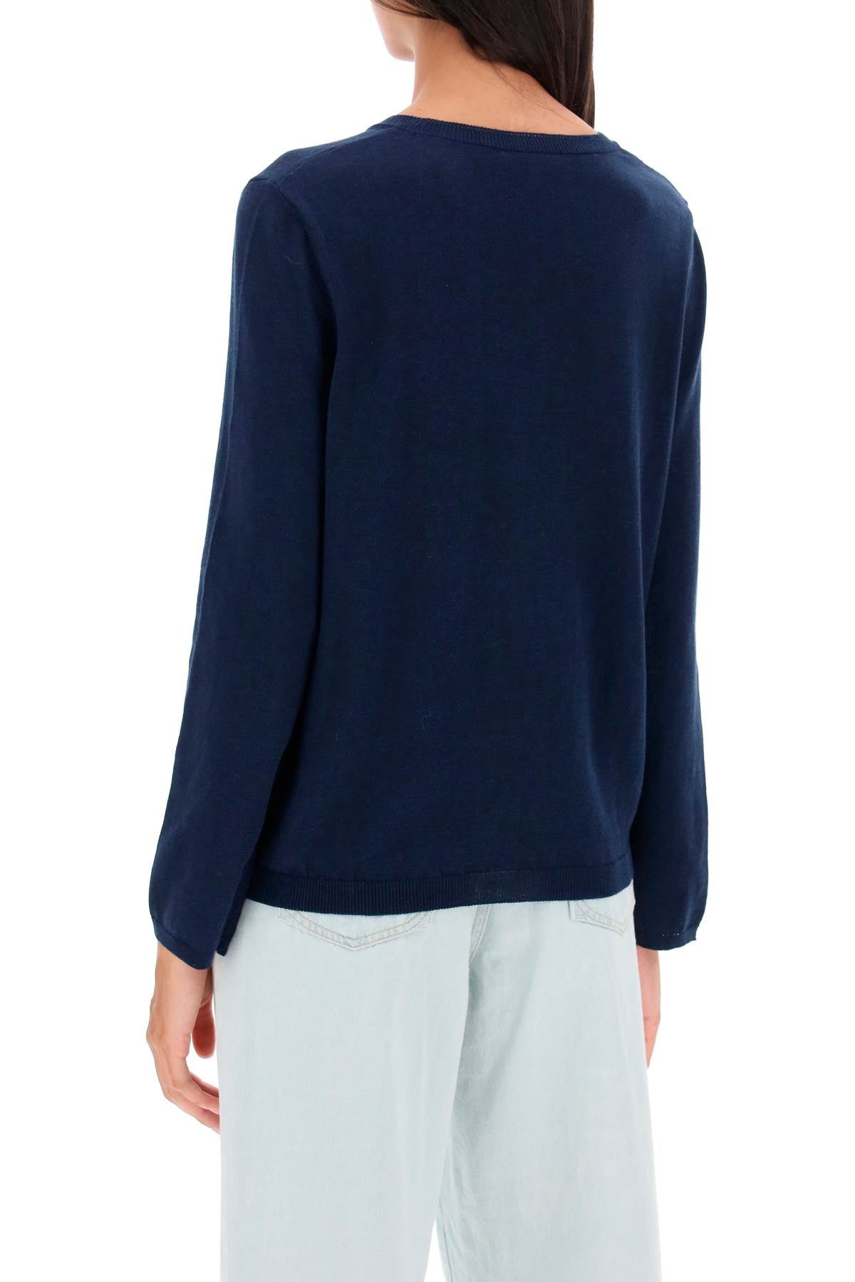 A.p.c. 'albane' crew-neck cotton sweater