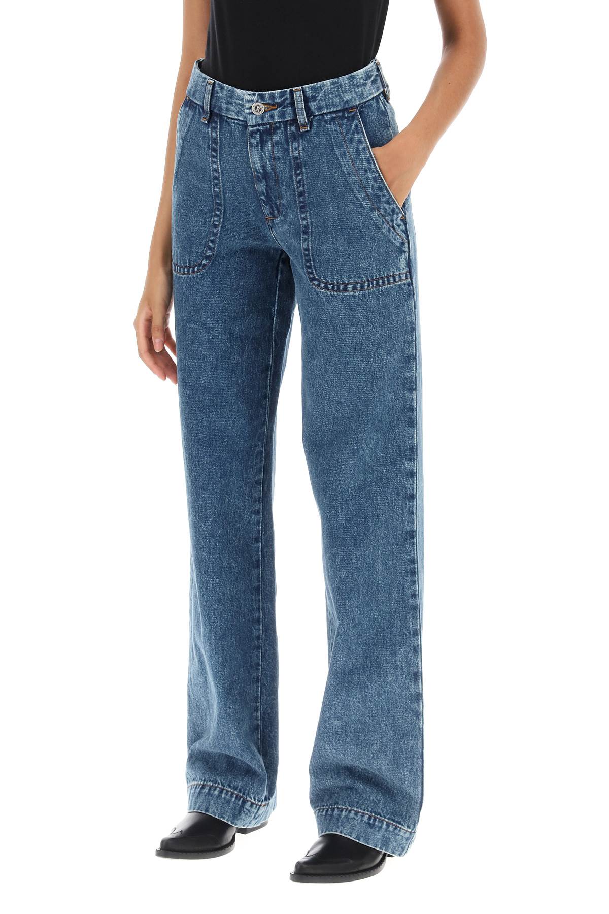 A.p.c. seaside wide leg jeans