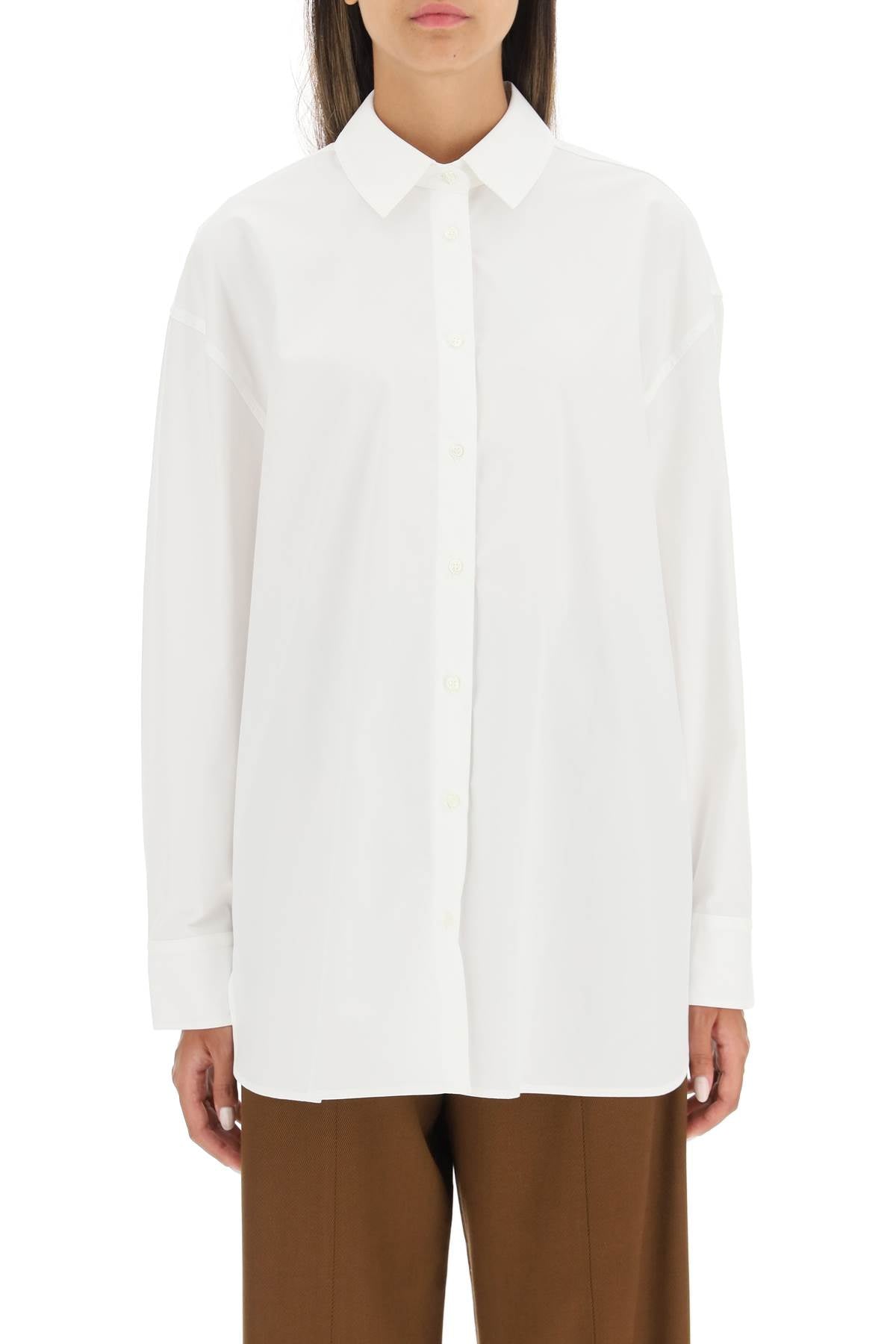 Loulou studio espanto oversized cotton shirt