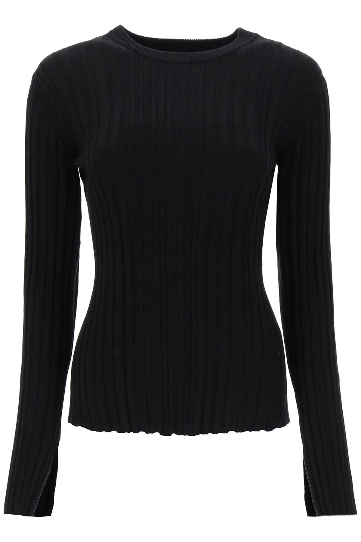 Loulou studio evie ribbed crew-neck sweater