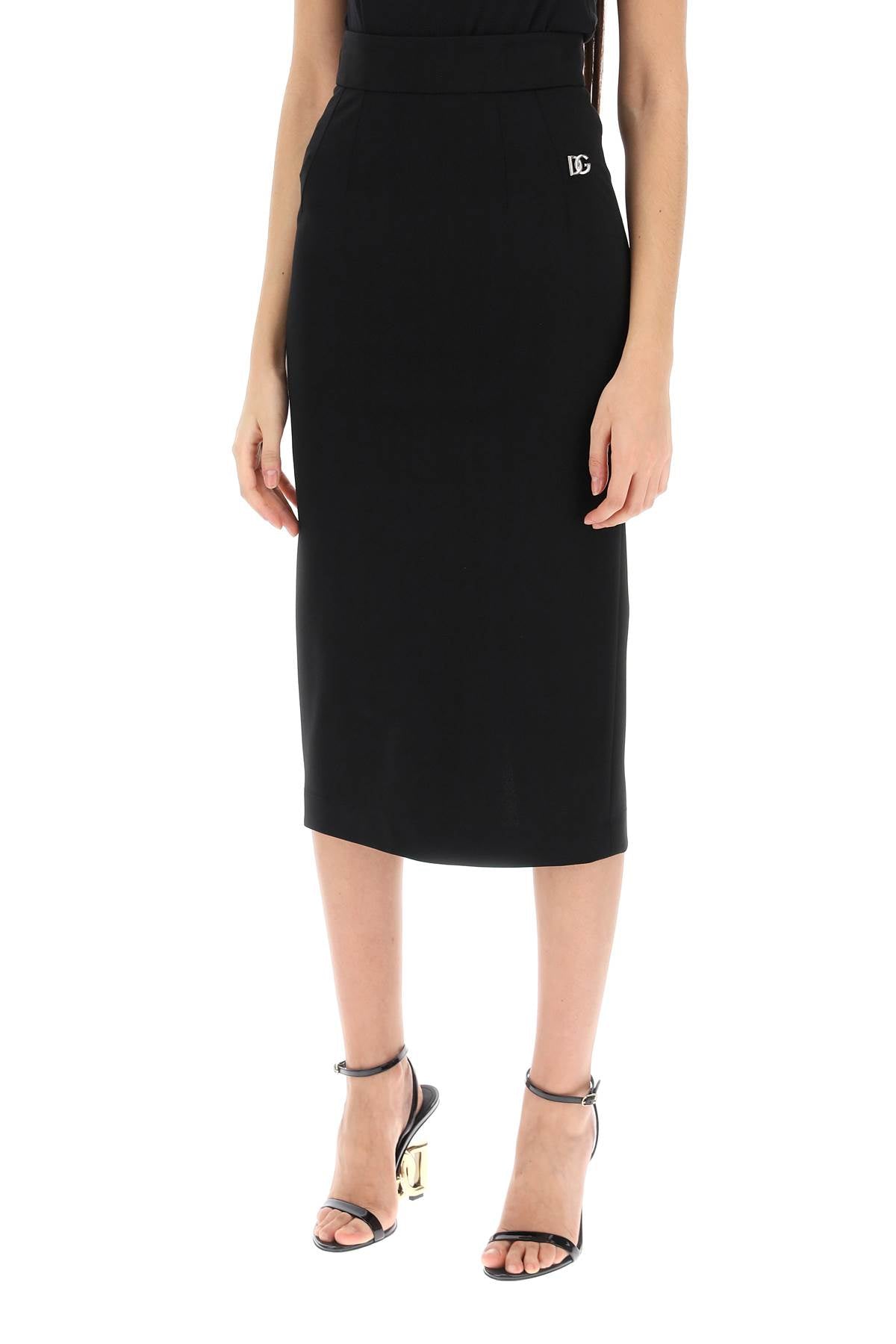 Dolce & gabbana milano-stitch pencil skirt