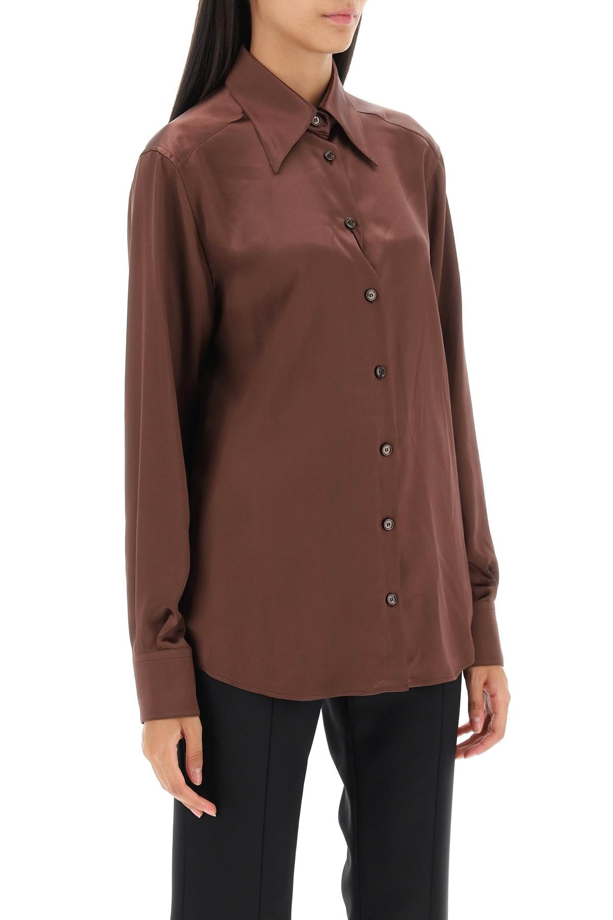 Dolce & gabbana silk satin shirt