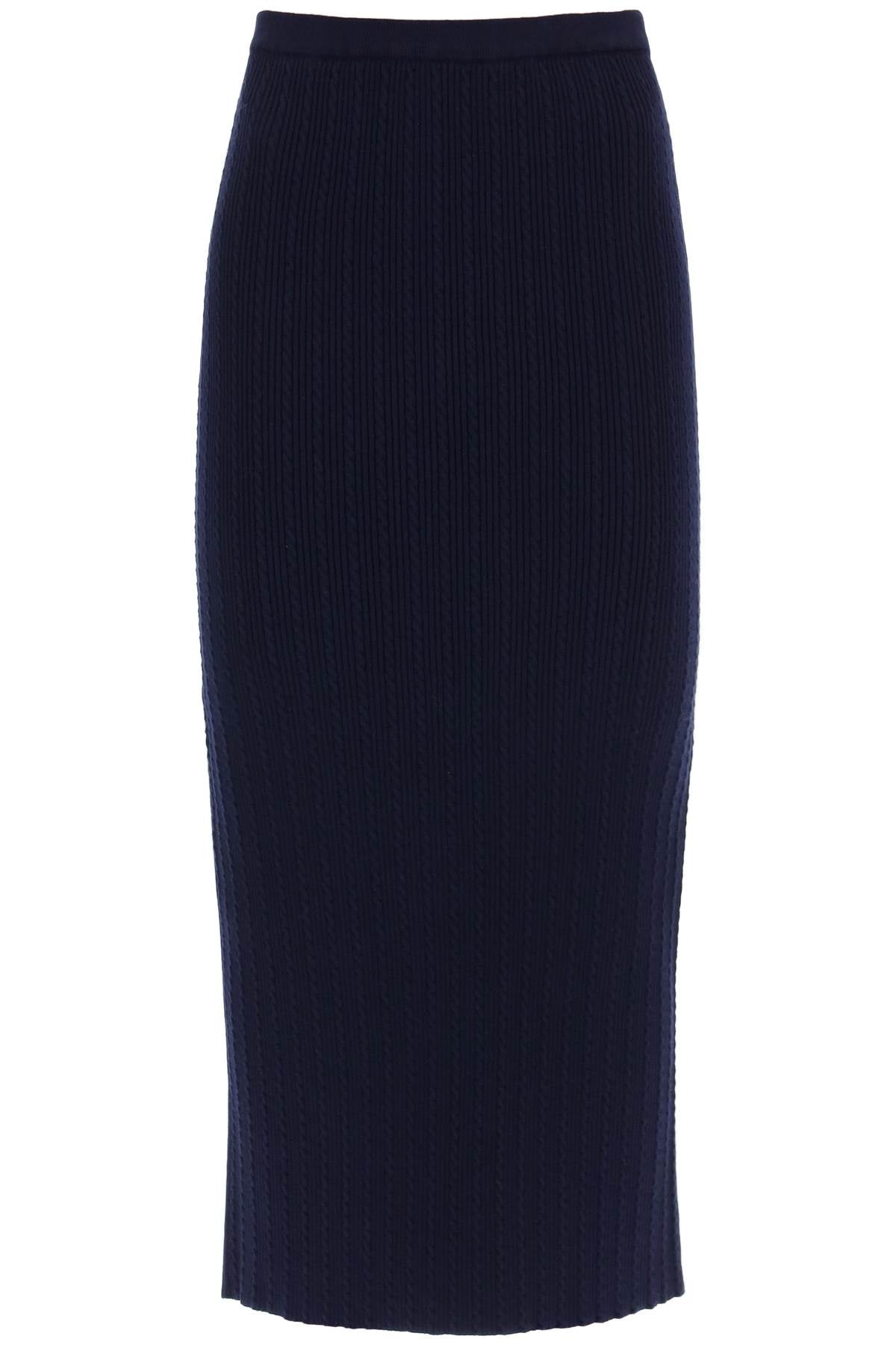 Alessandra rich knitted pencil skirt