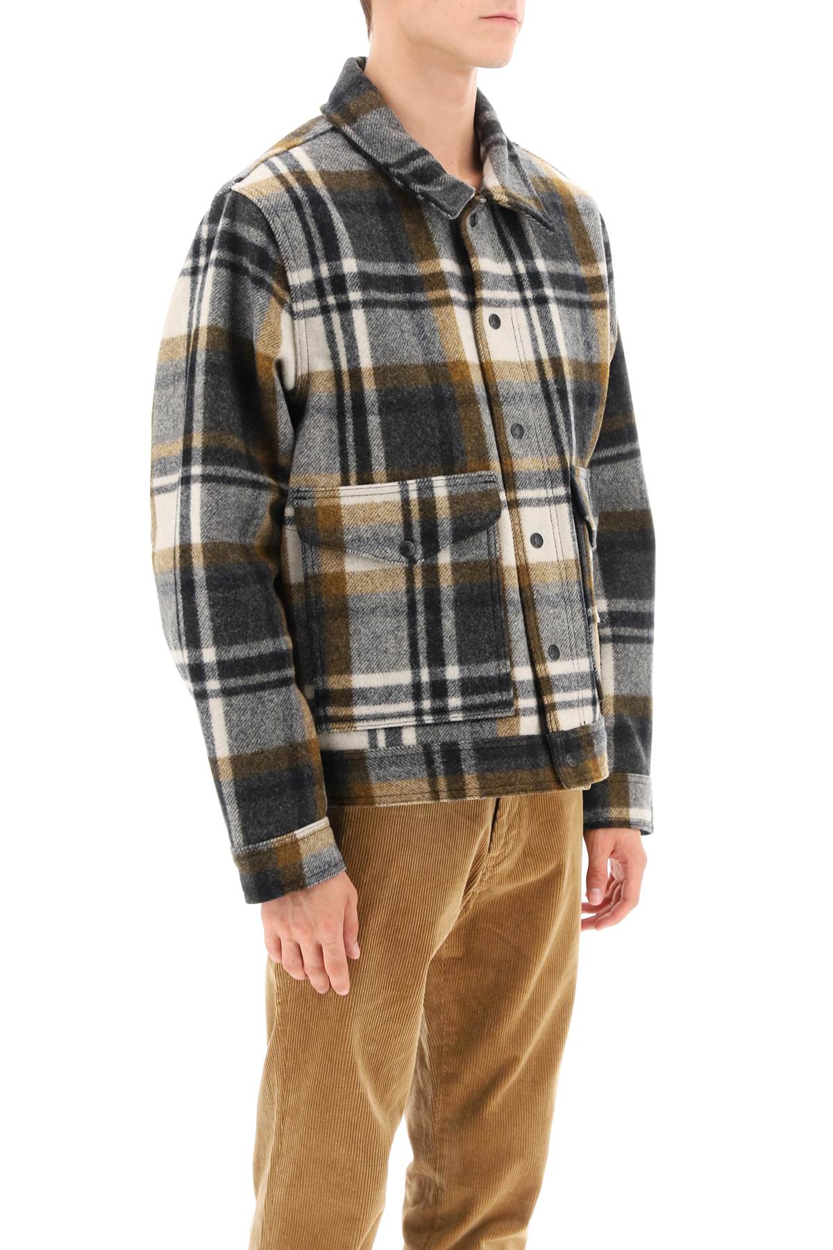 Filson mackinaw wool overshirt