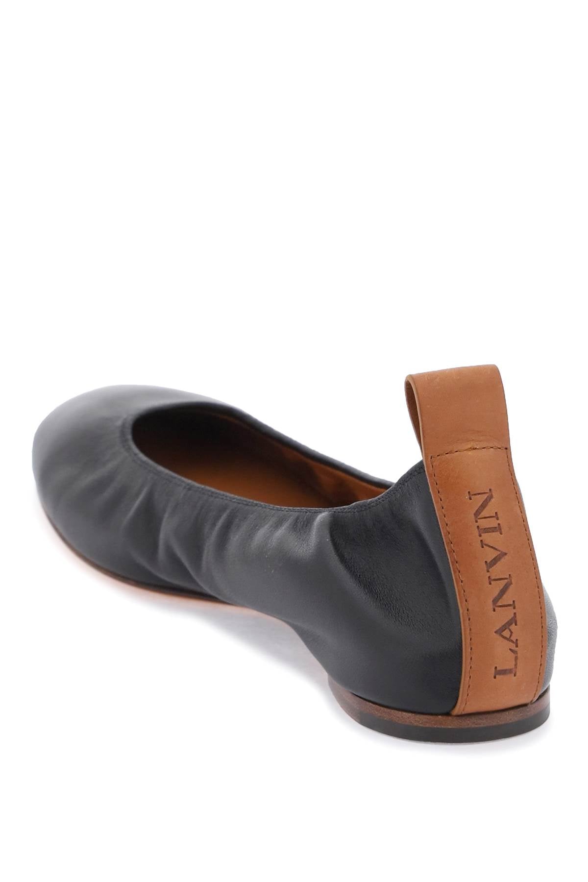 Lanvin the leather ballerina flat