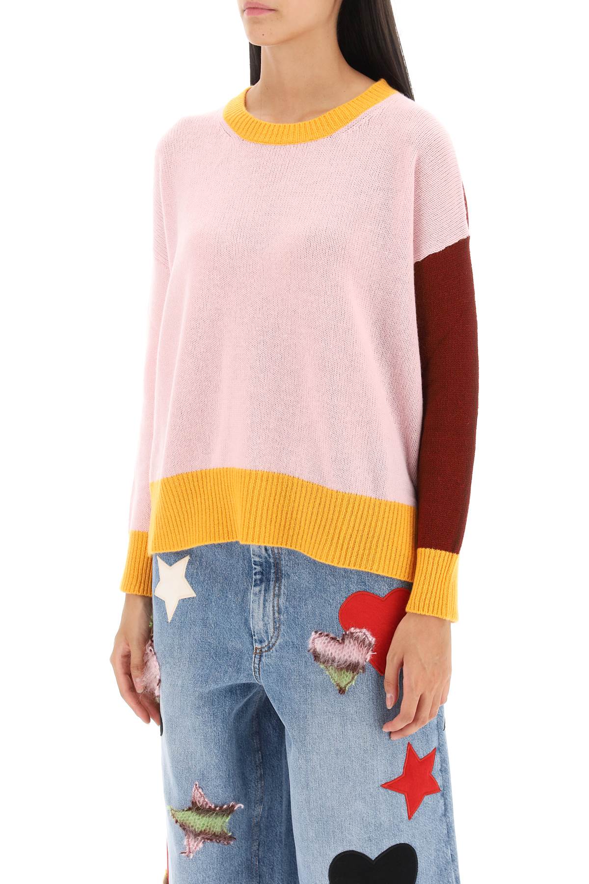 Marni colorblocked cashmere sweater