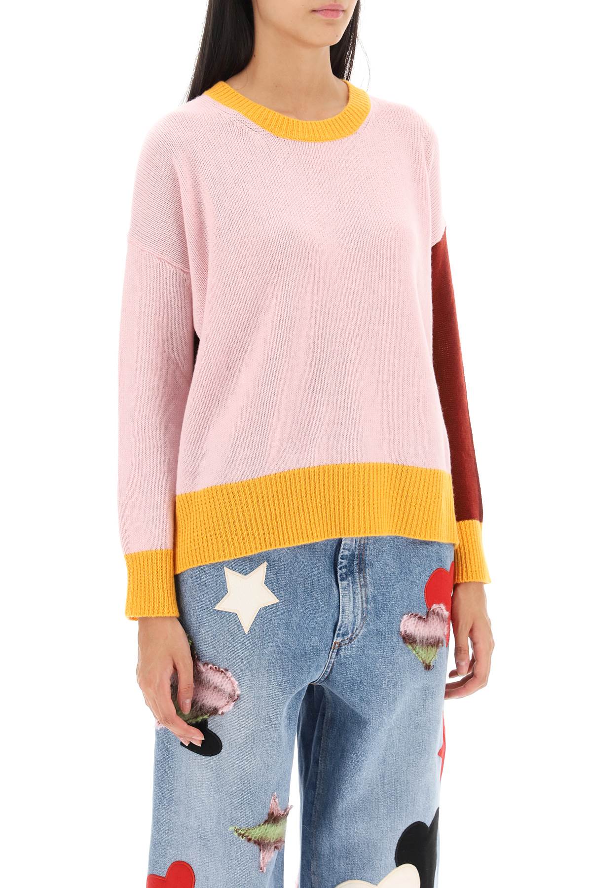 Marni colorblocked cashmere sweater