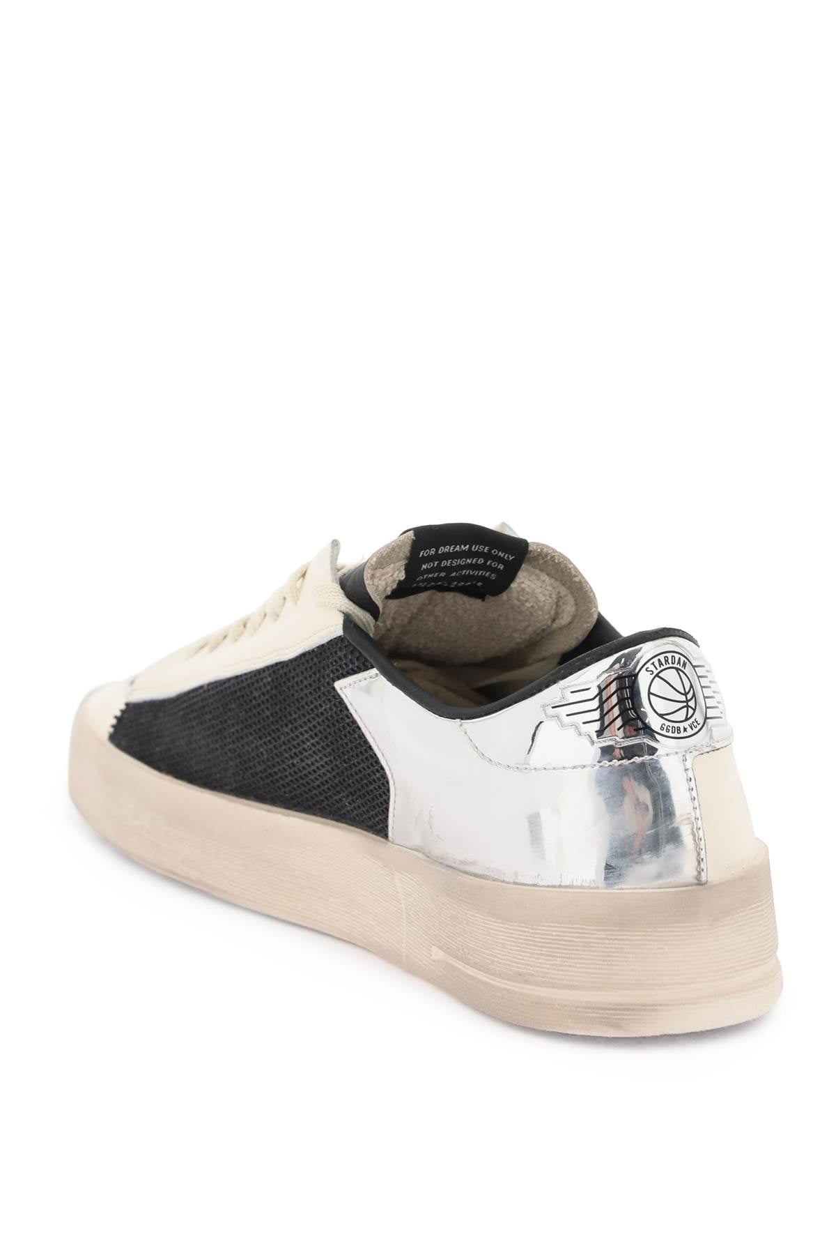 Golden goose mesh and leather stardan sneakers
