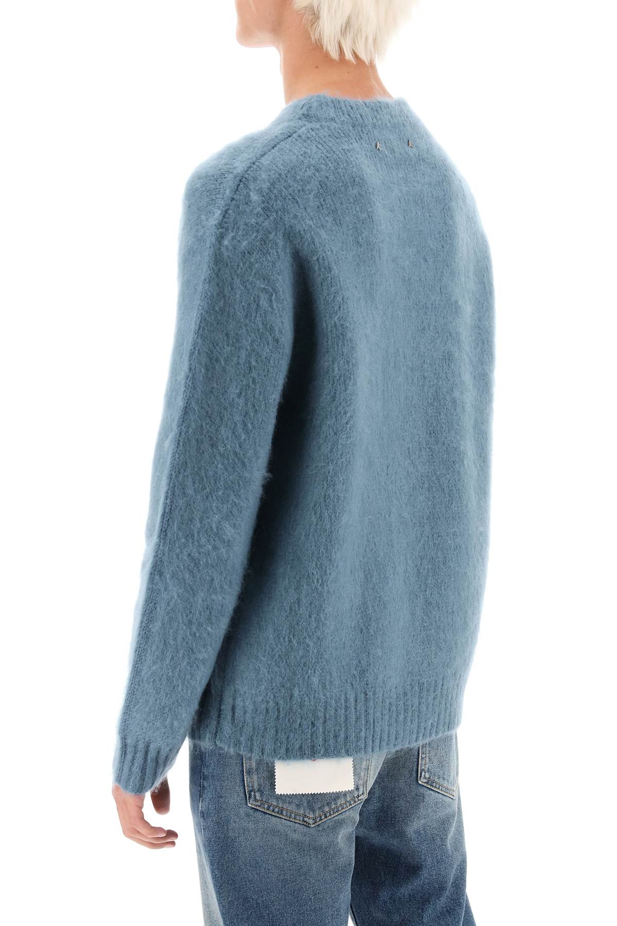 Golden goose 'devis' brushed mohair and wool sweater