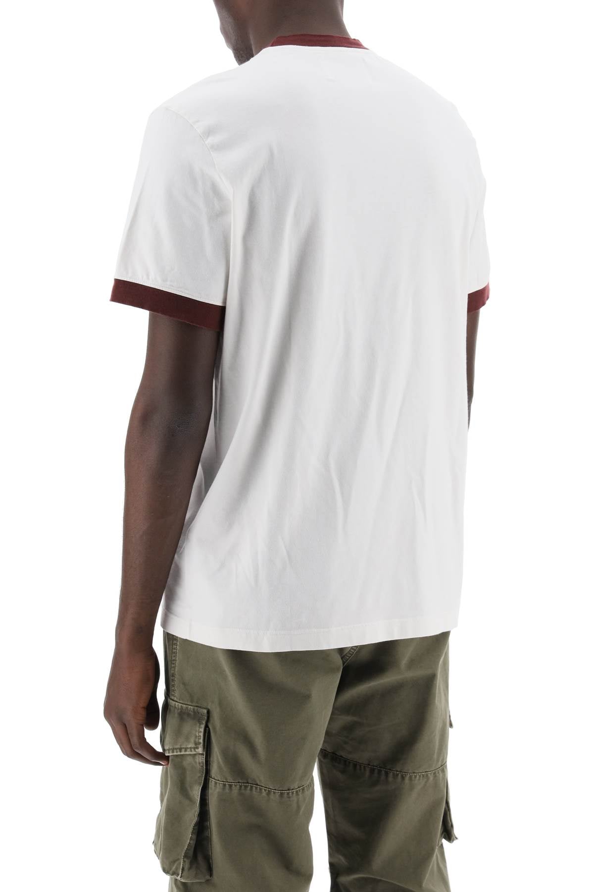 Golden goose contrast-trimmed t-shirt