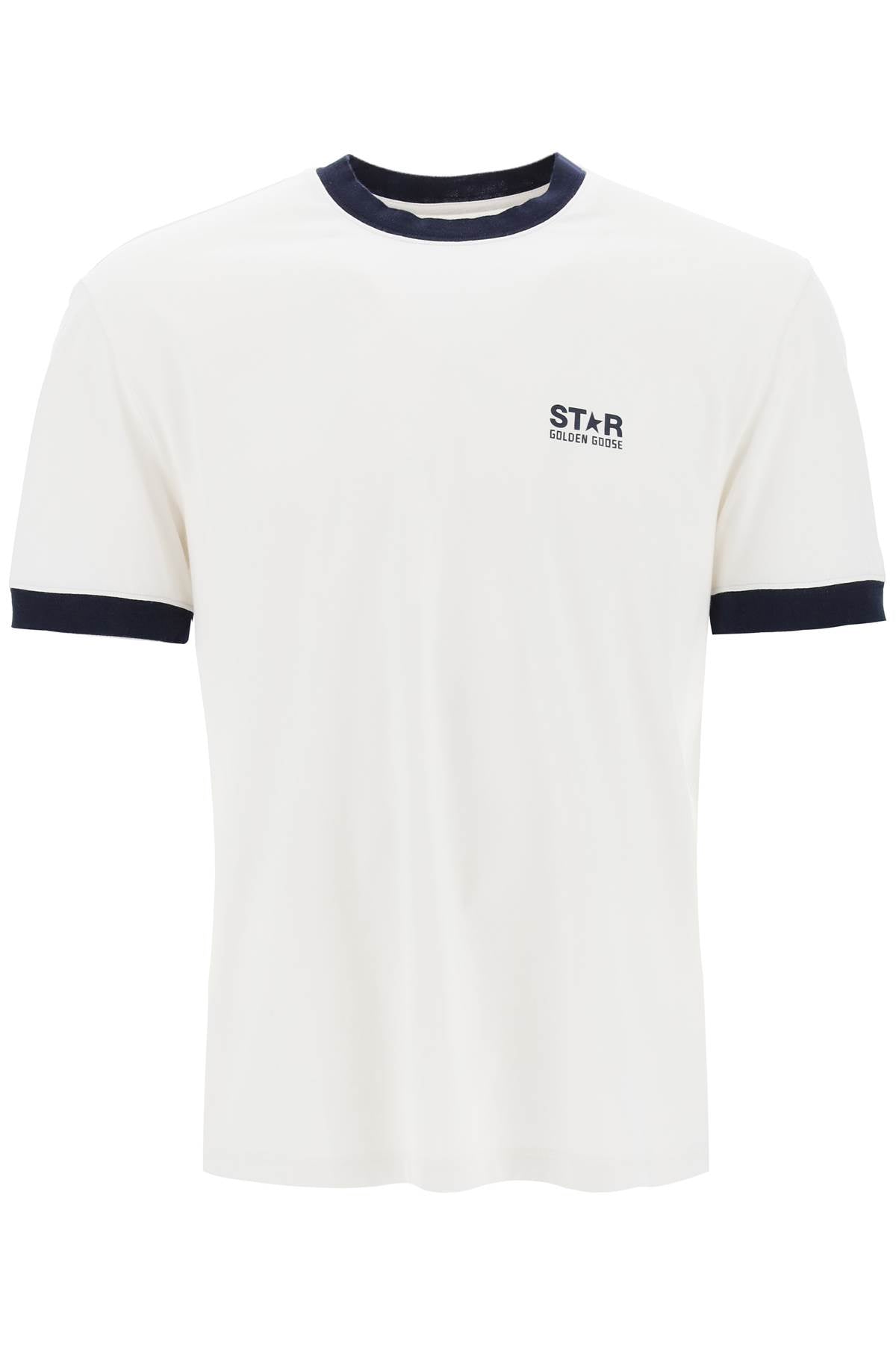 Golden goose contrast-trimmed t-shirt
