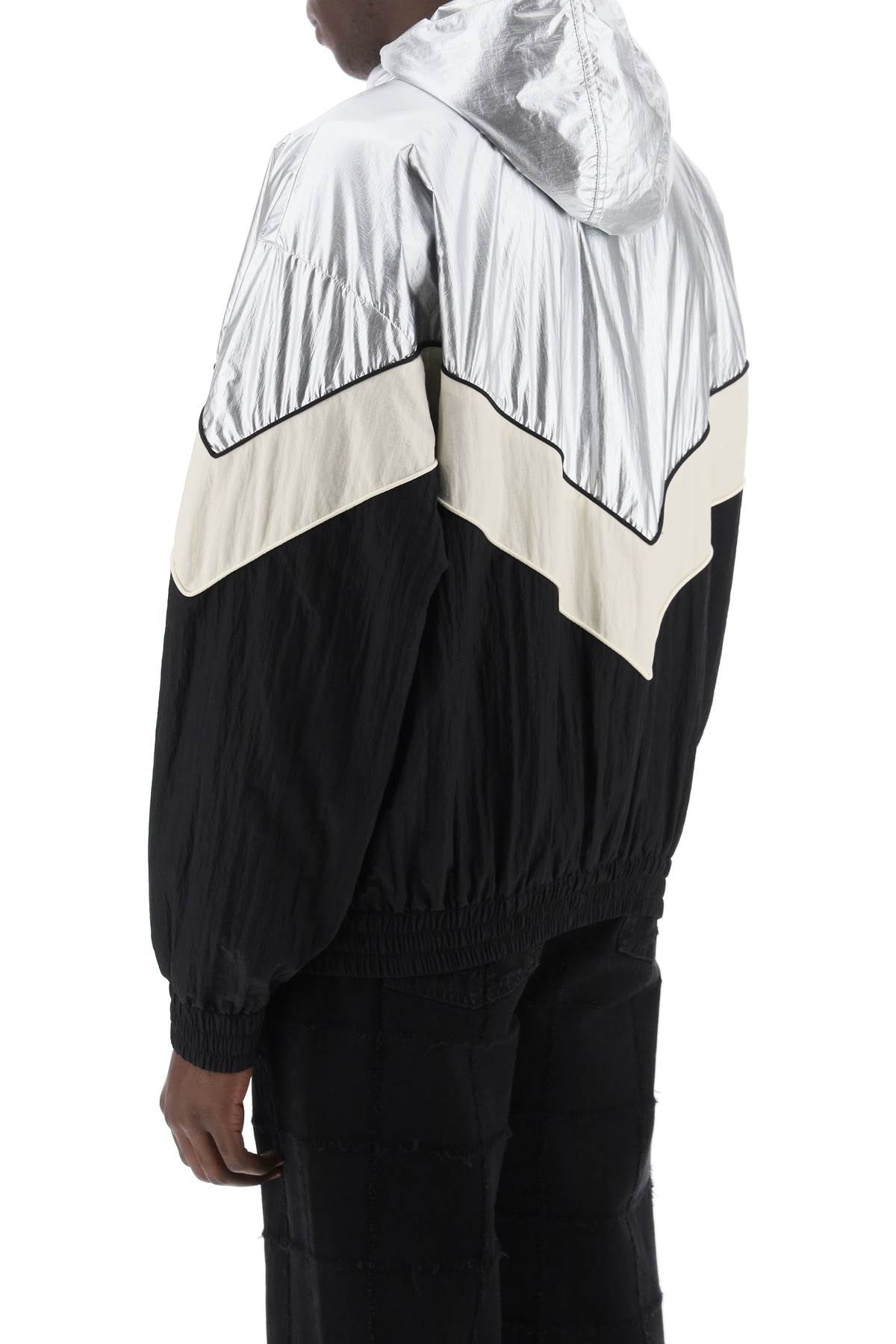 Golden goose lens patchwork jacket