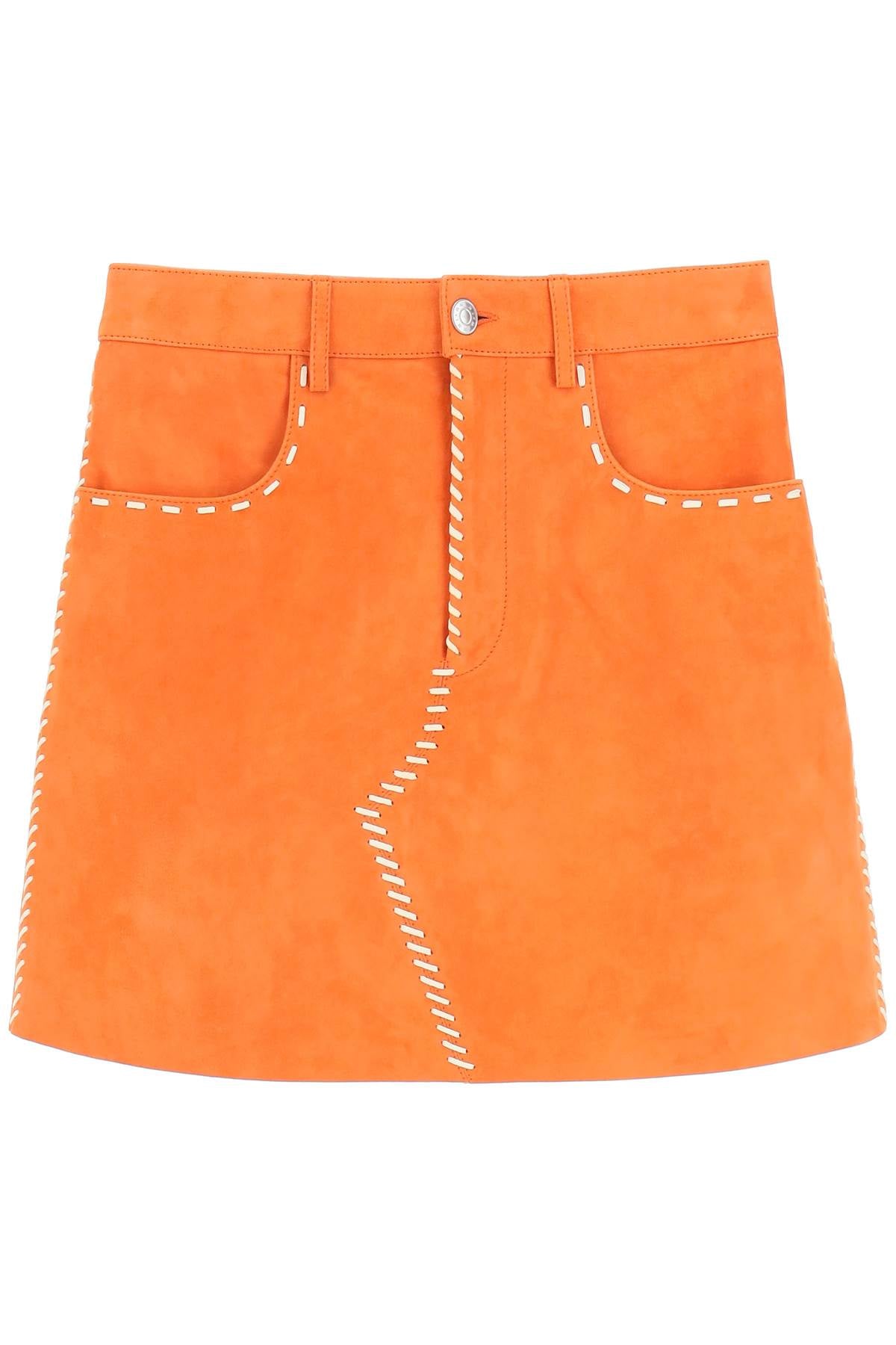 Marni suede mini skirt