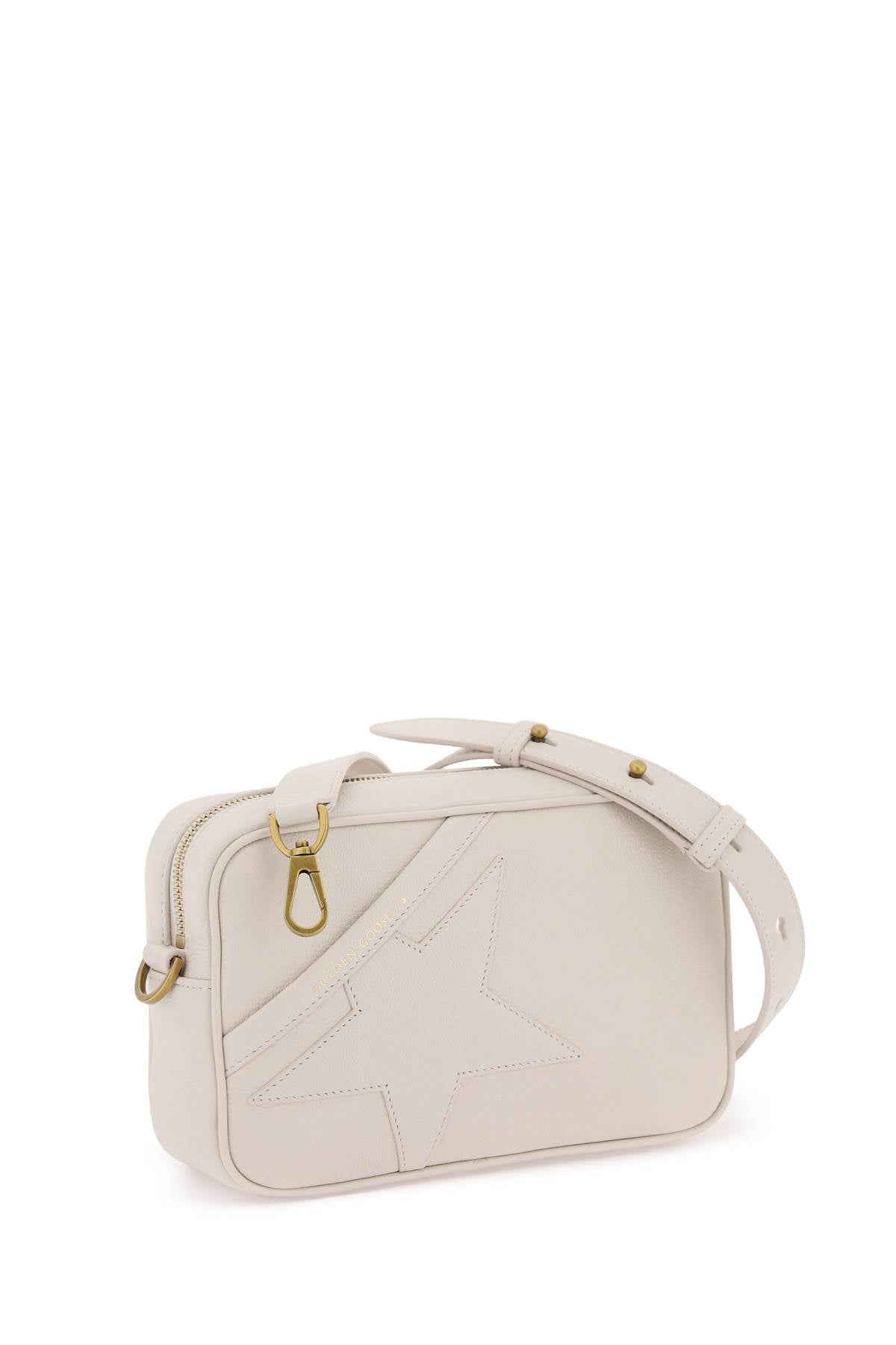 Golden goose leather crossbody star bag
