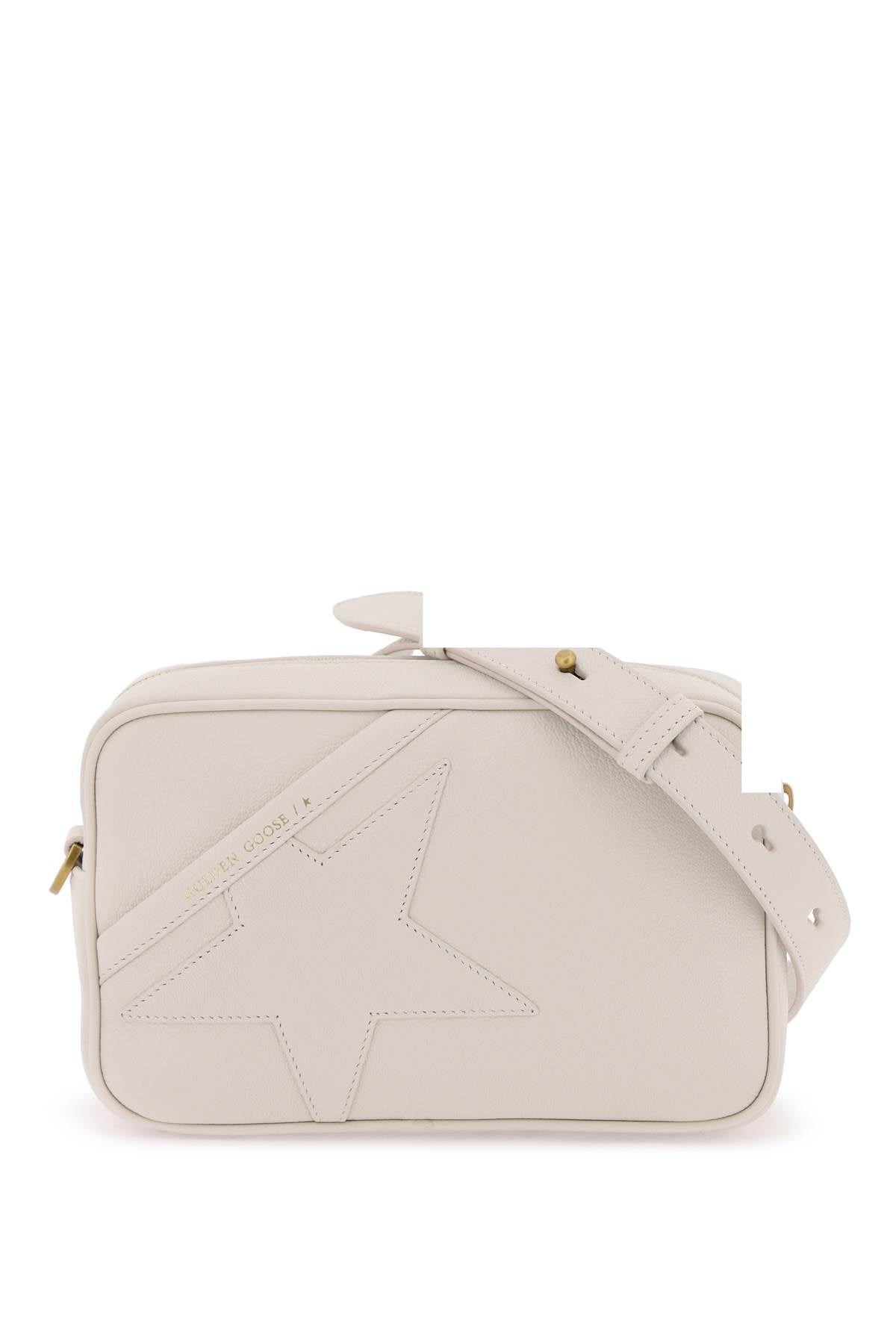 Golden goose leather crossbody star bag