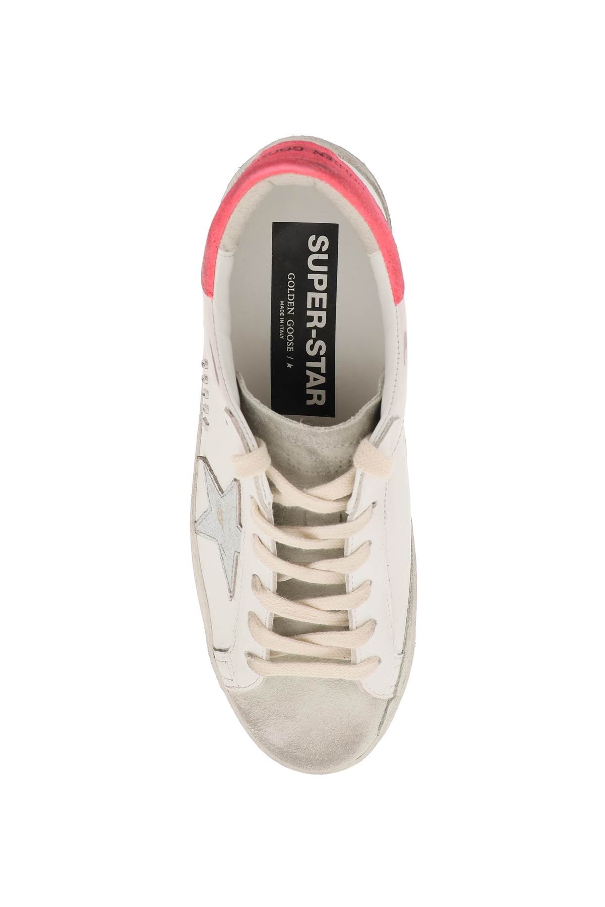 Golden goose "used leather super-star sneakers