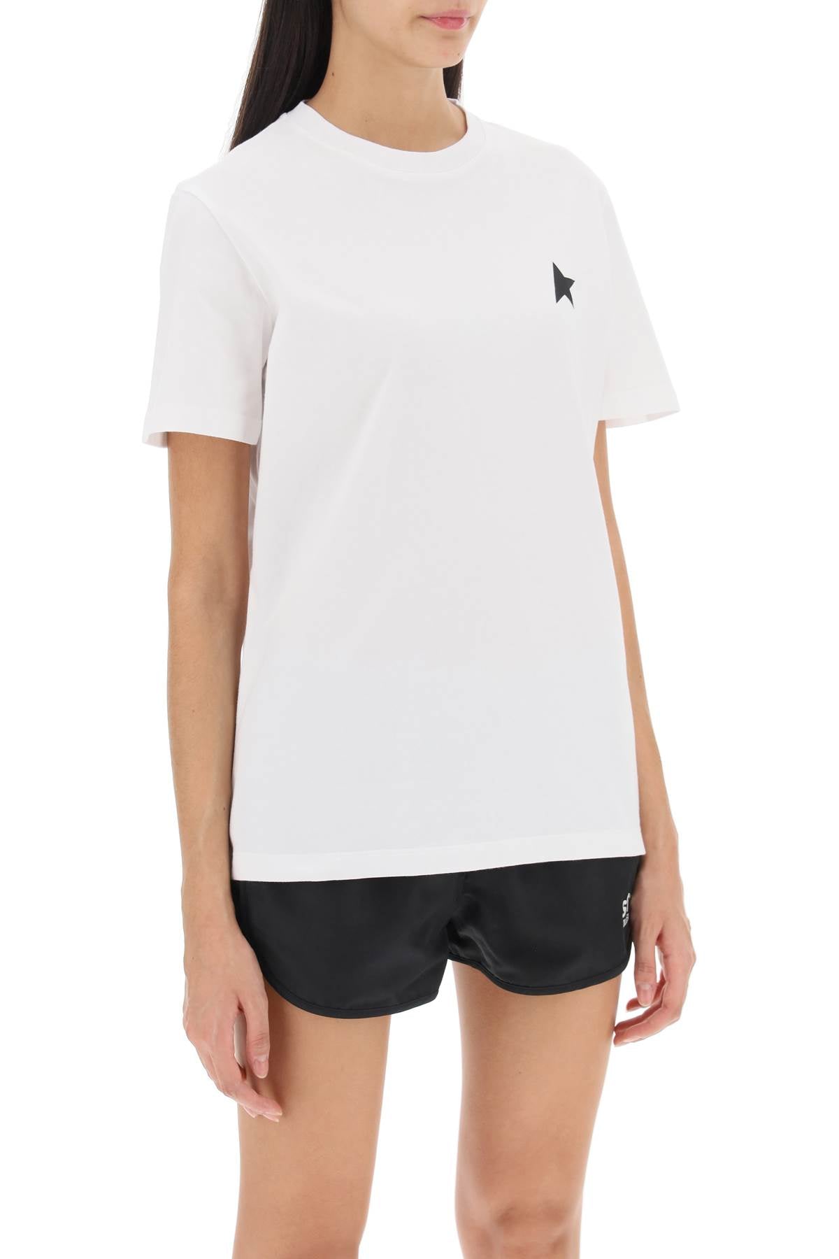 Golden goose regular t-shirt with star logo