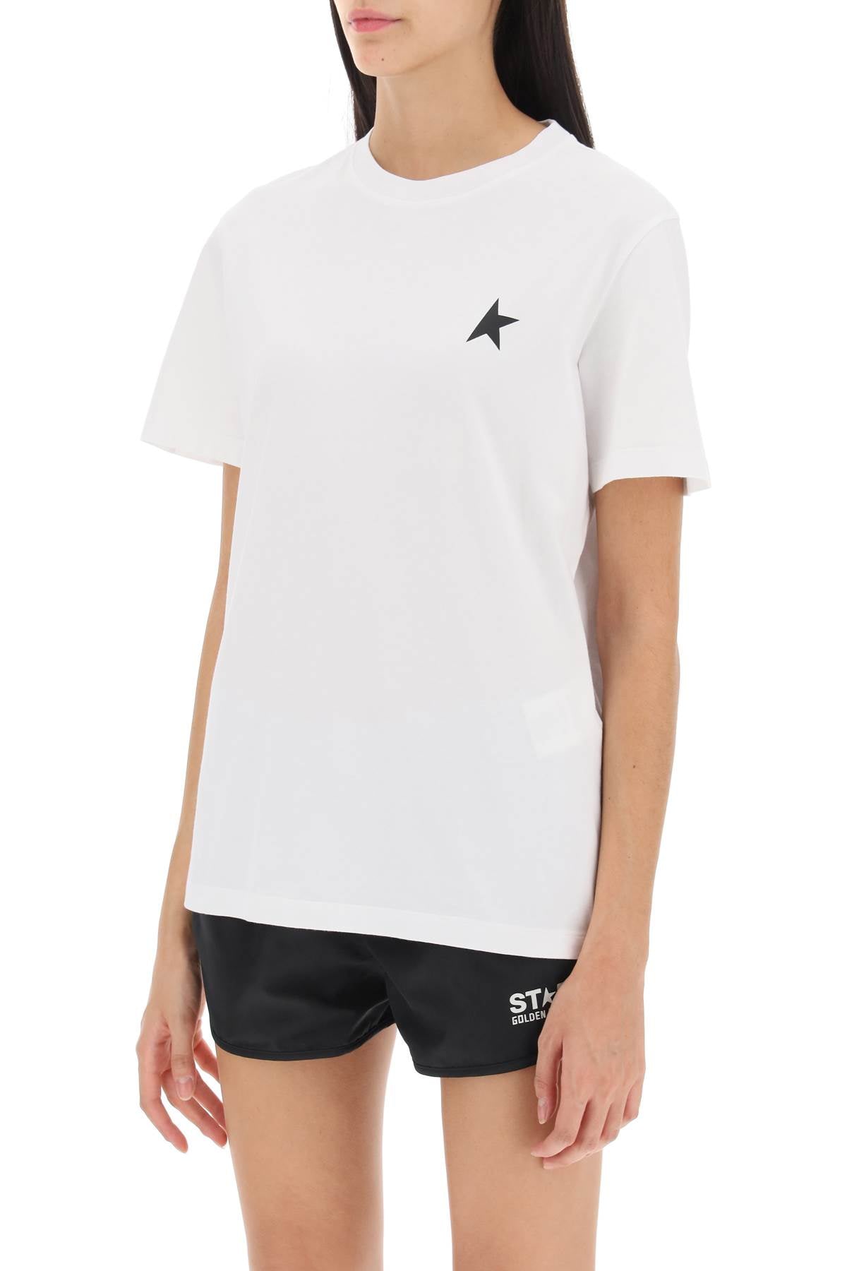 Golden goose regular t-shirt with star logo