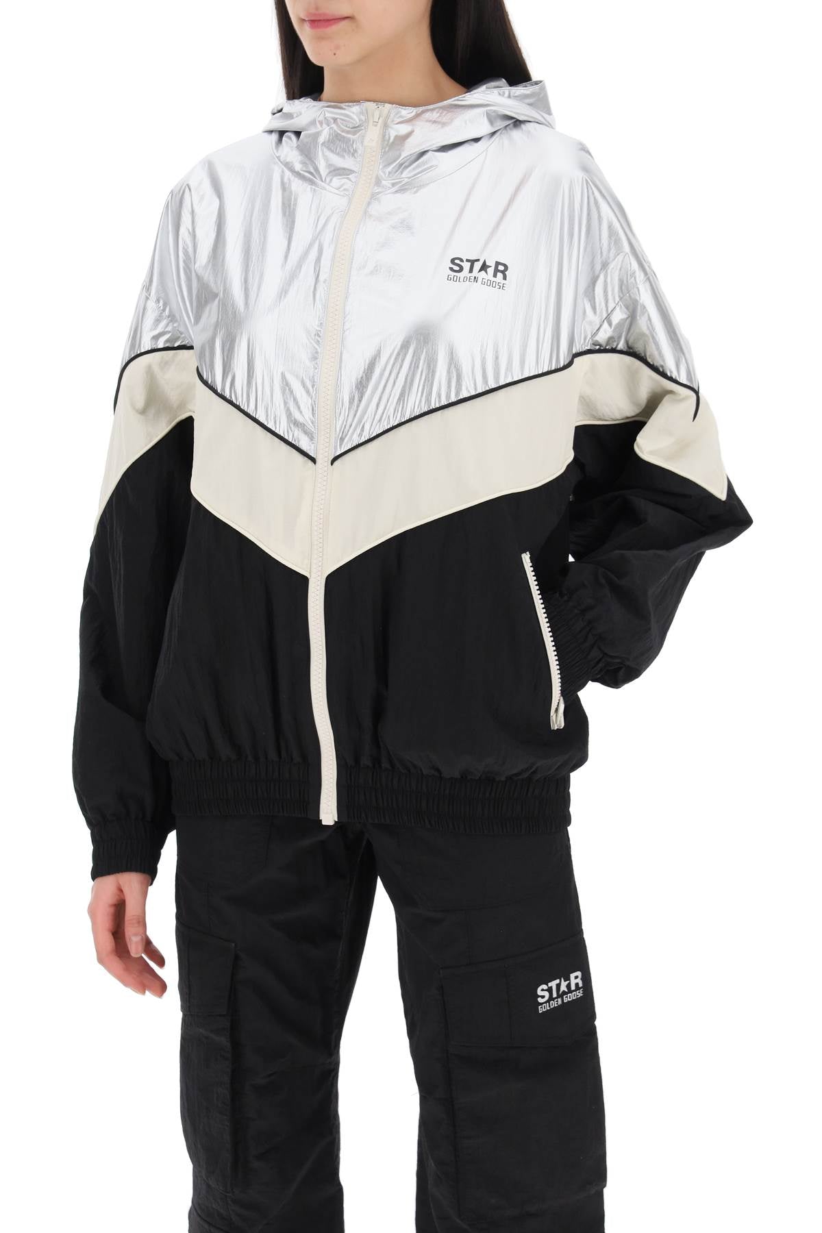 Golden goose letizia patchwork jacket
