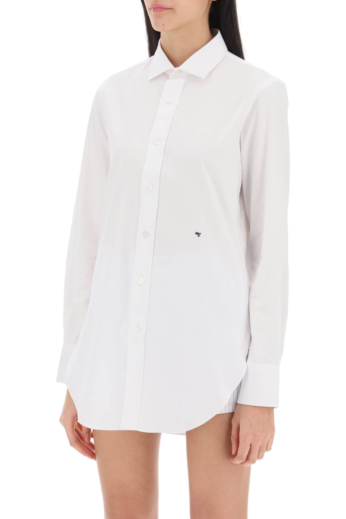 Homme girls cotton twill shirt