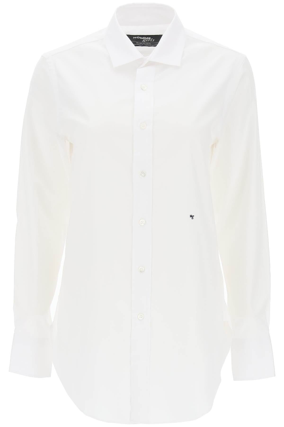 Homme girls cotton twill shirt