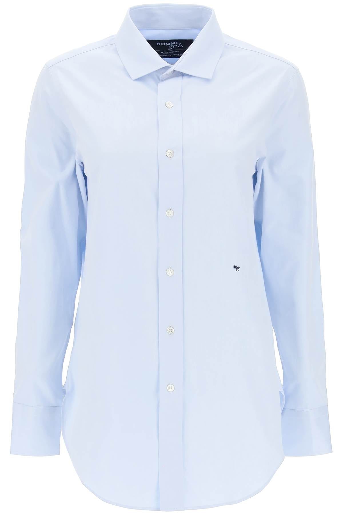 Homme girls cotton twill shirt