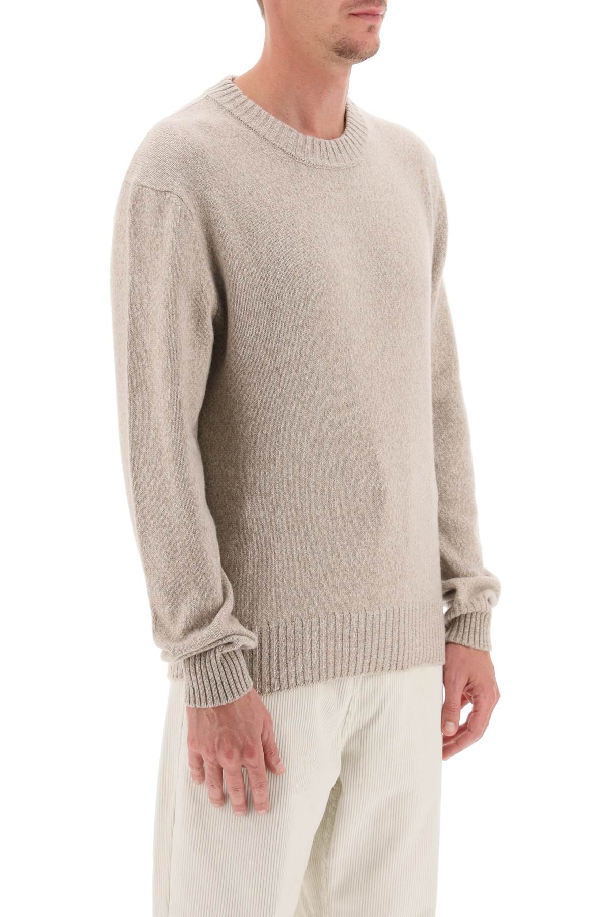 Ami paris cashmere and wool sweater