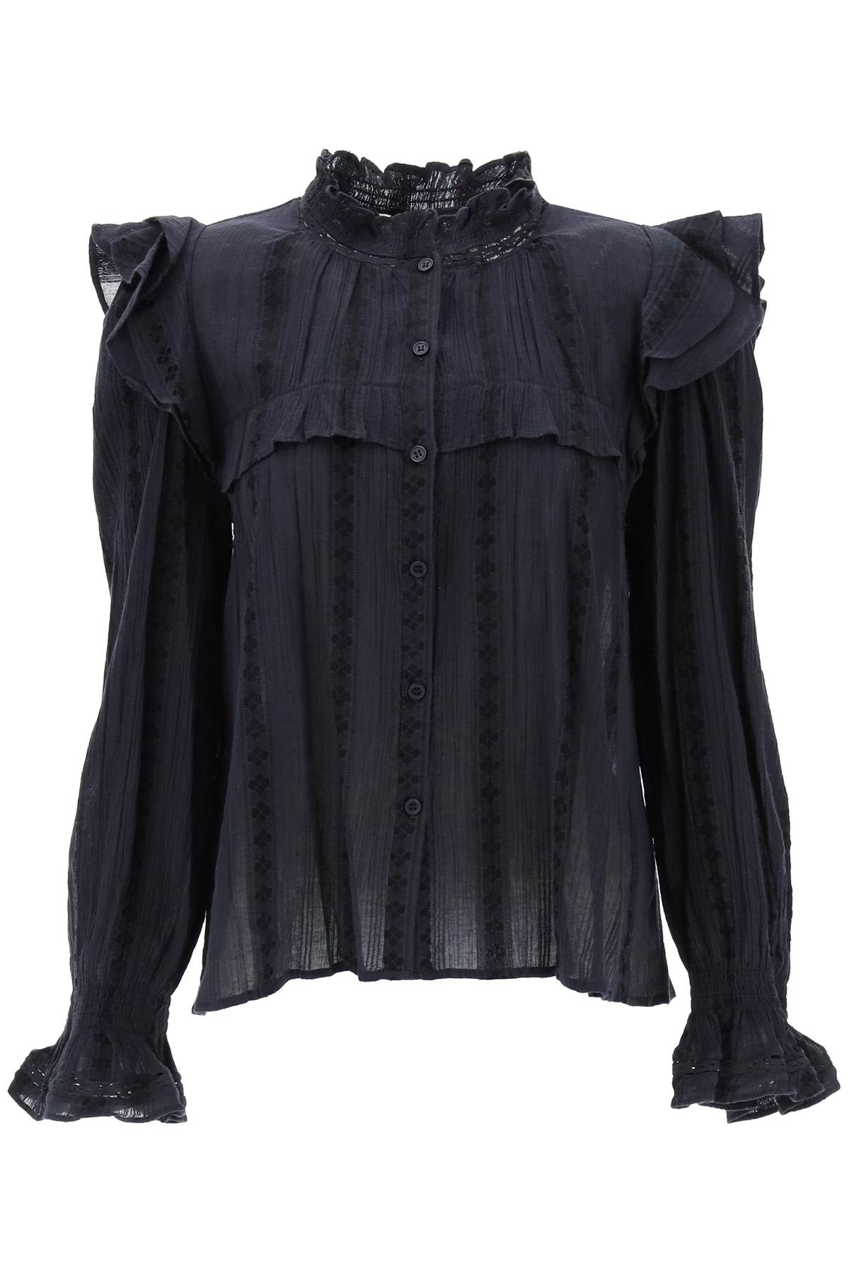 Isabel marant etoile jatedy shirt with jacquard details