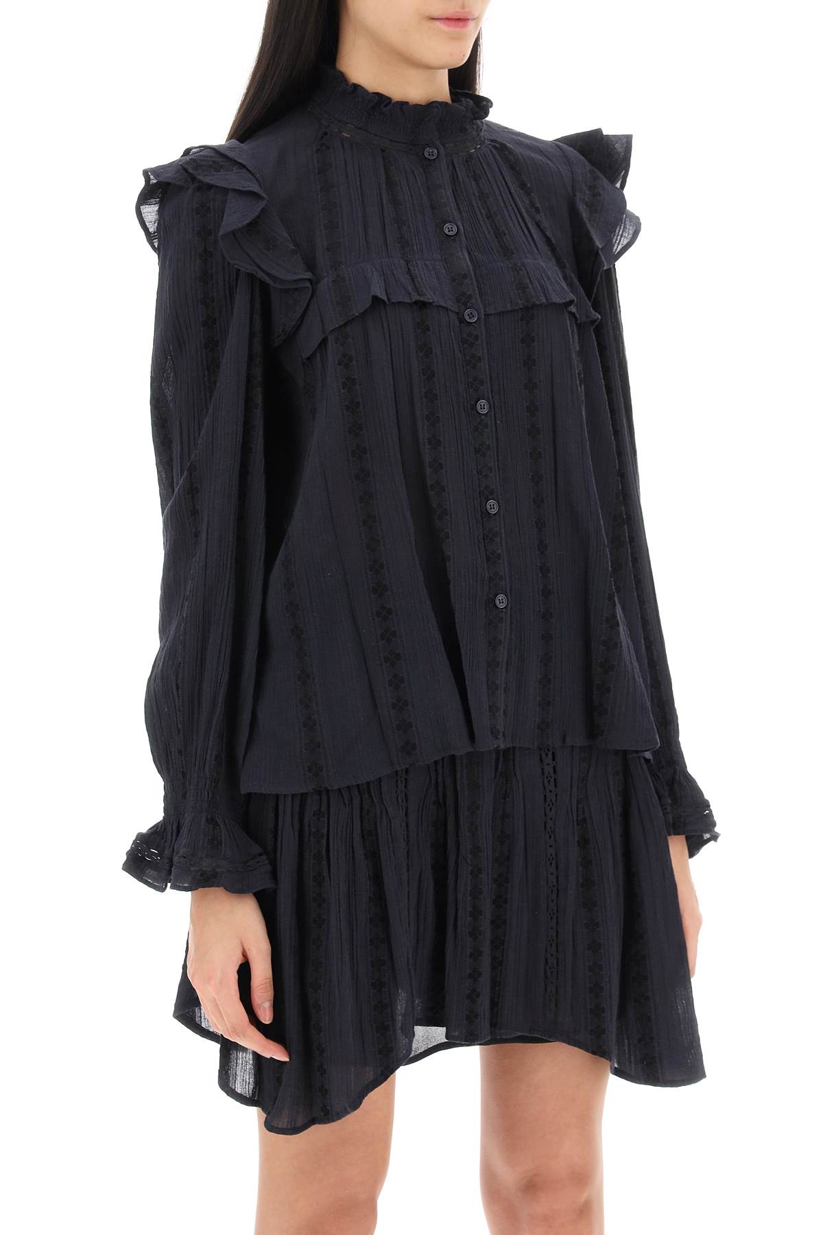 Isabel marant etoile jatedy shirt with jacquard details