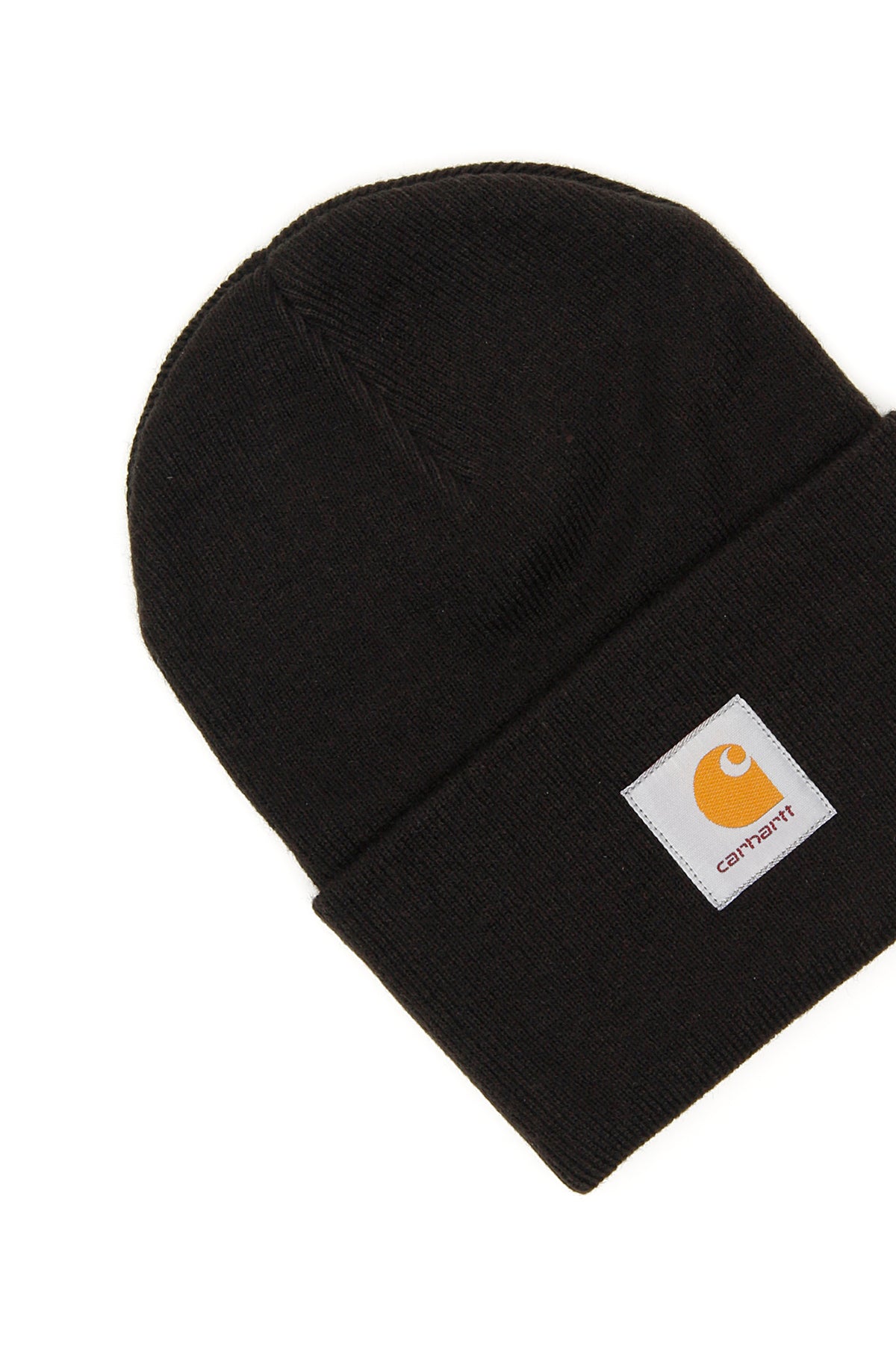 Carhartt wip beanie hat with logo patch