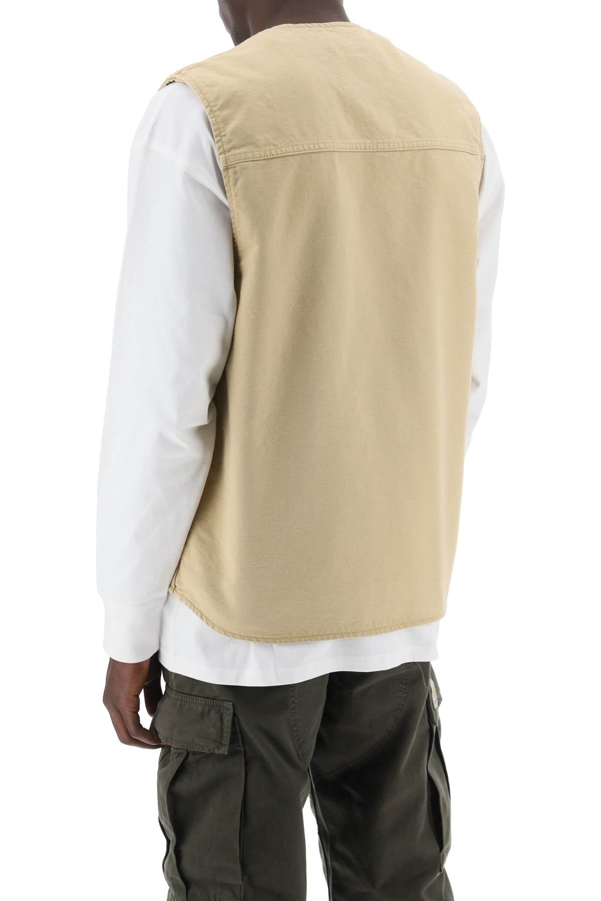 Carhartt wip arbor cotton canvas vest