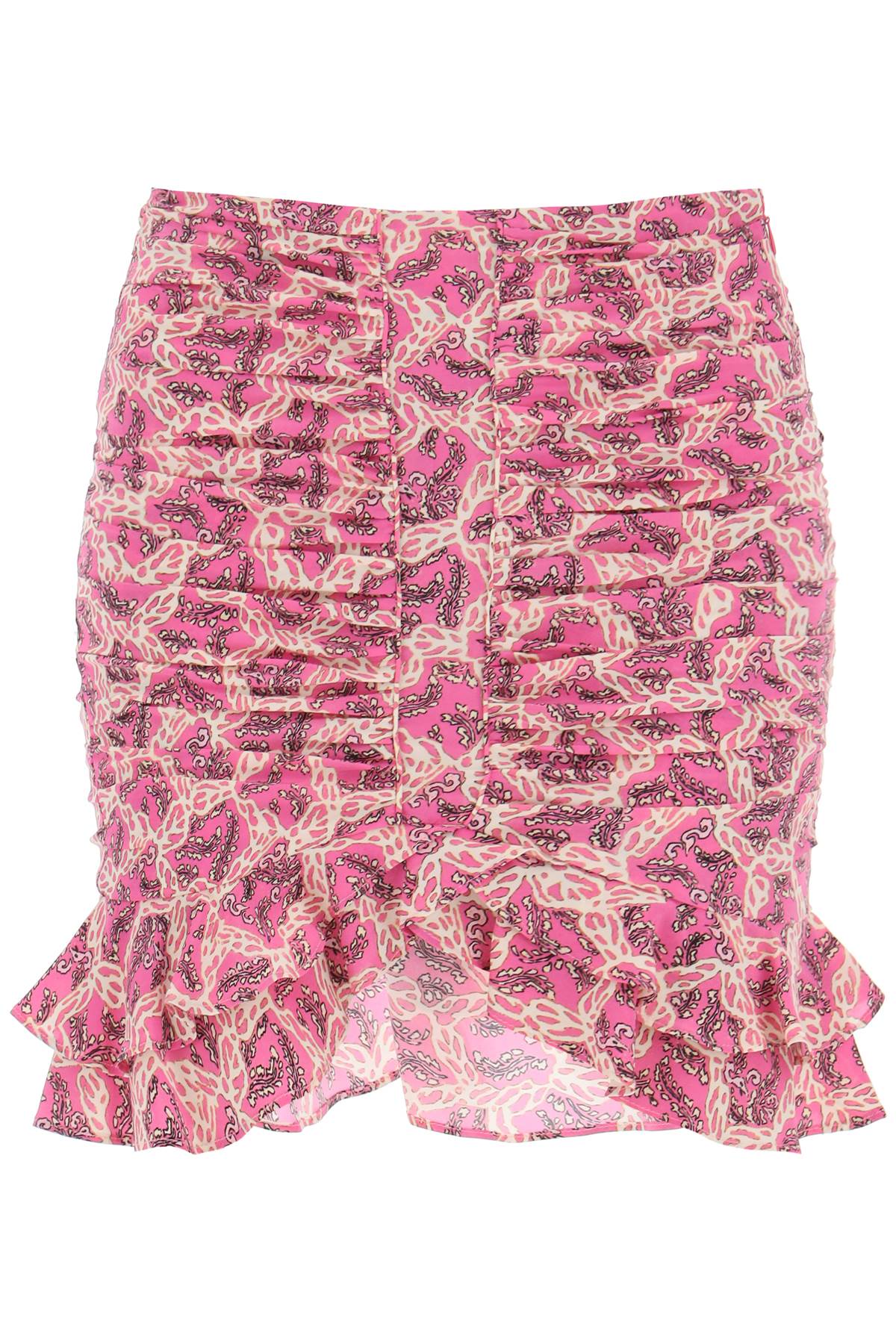 Isabel marant milendi silk mini skirt