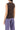 Ganni open-stitch knitted vest with logo