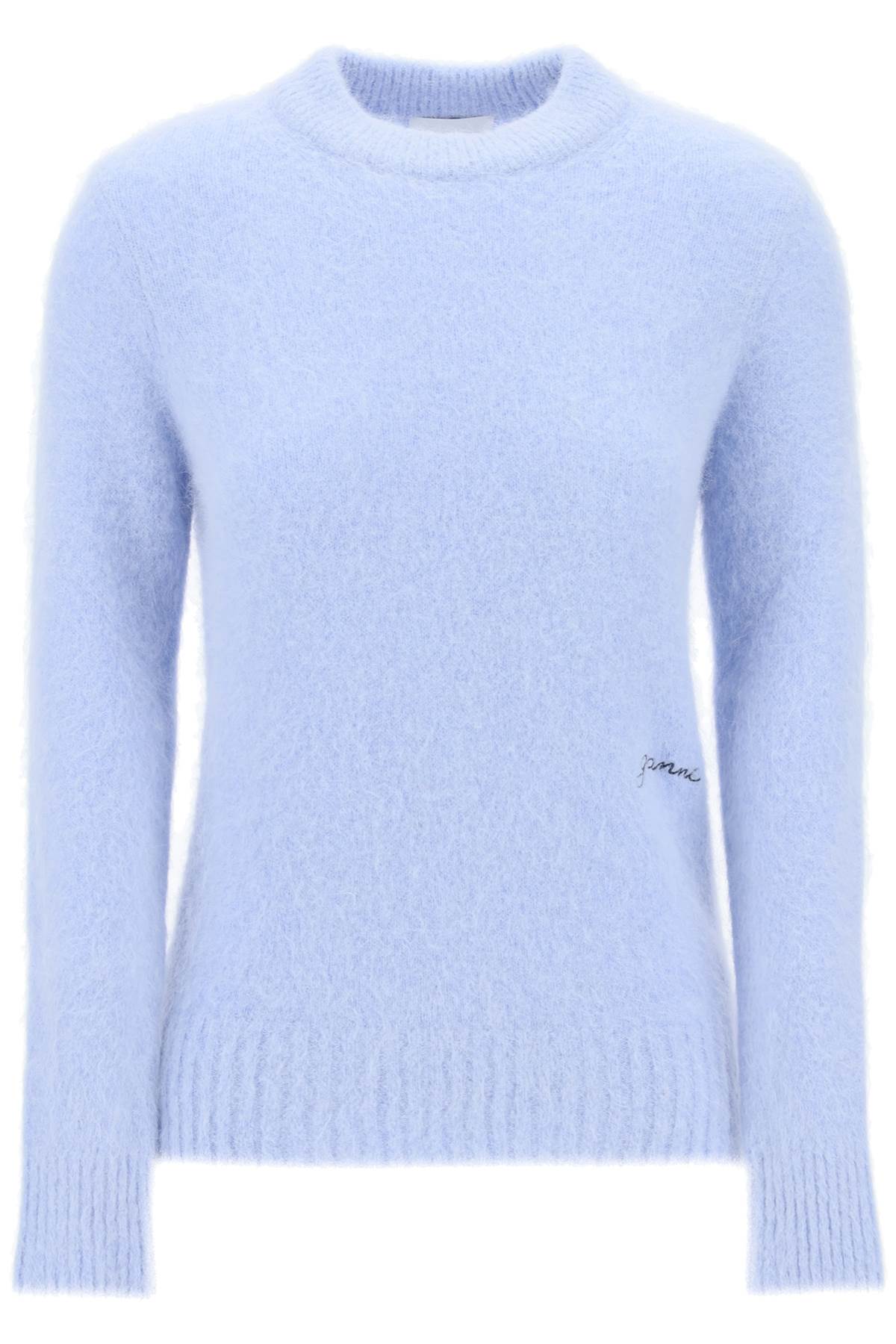 Ganni pullover in alpaca spazzolato