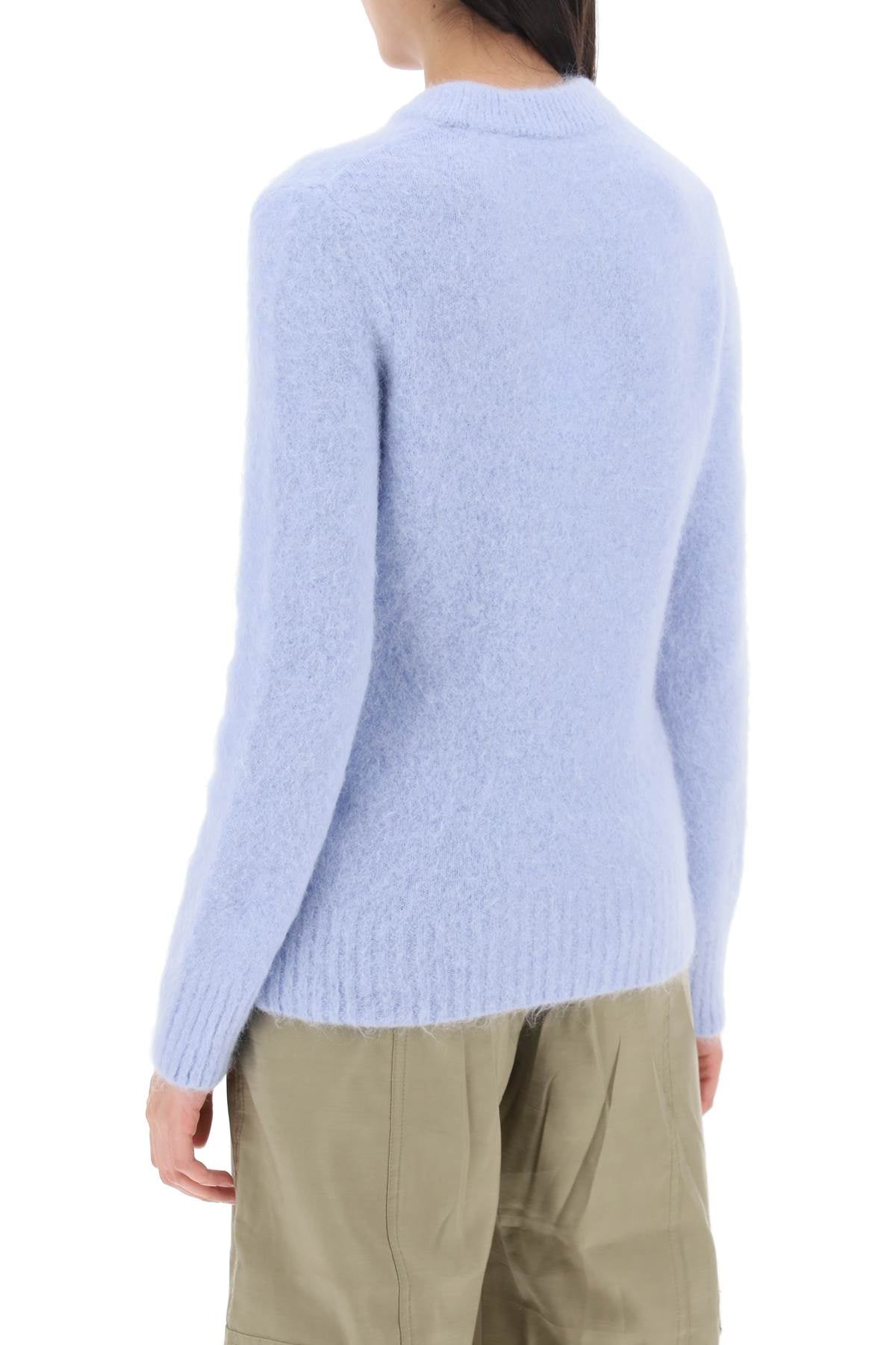 Ganni pullover in alpaca spazzolato