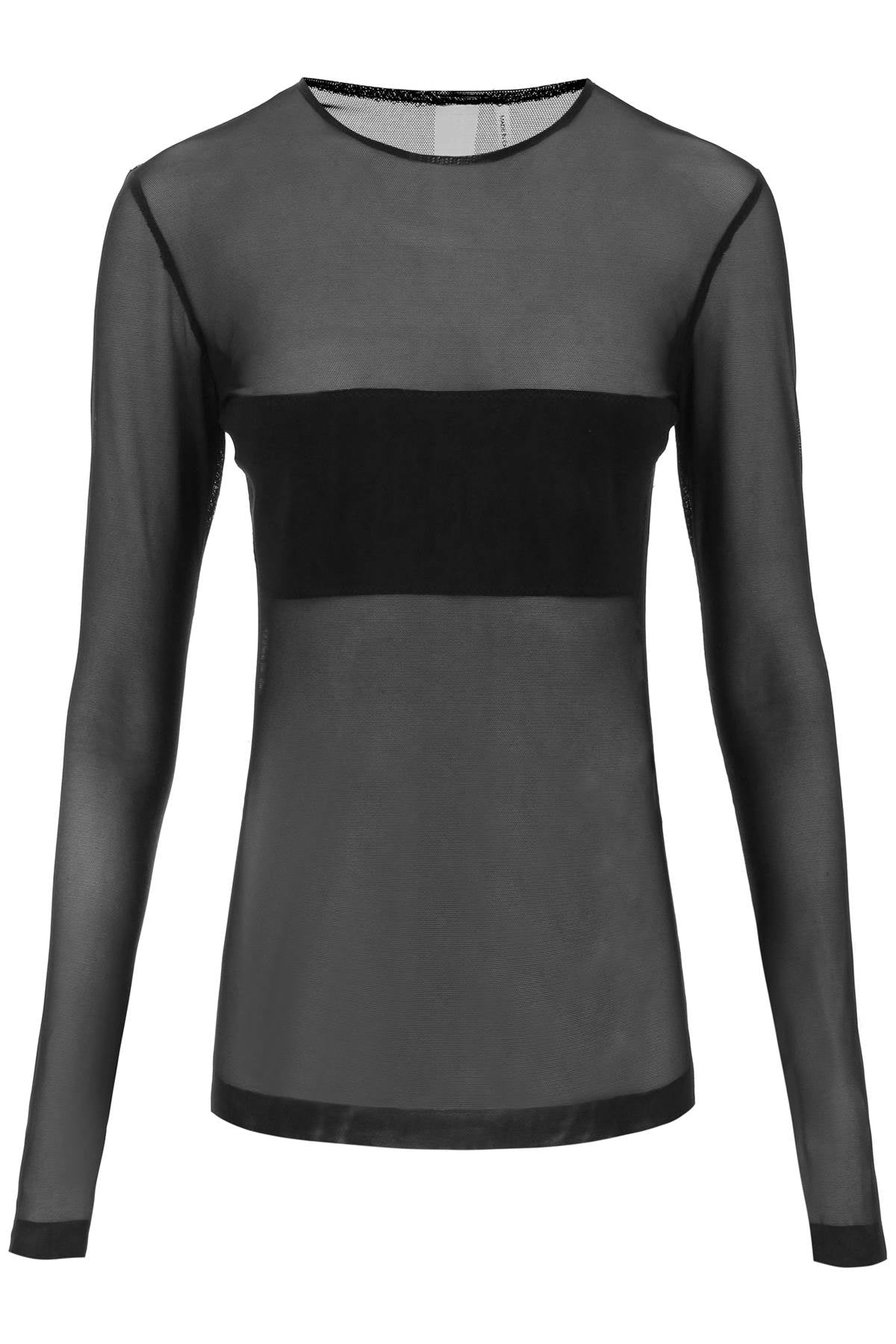 Norma kamali mesh dash top for women's