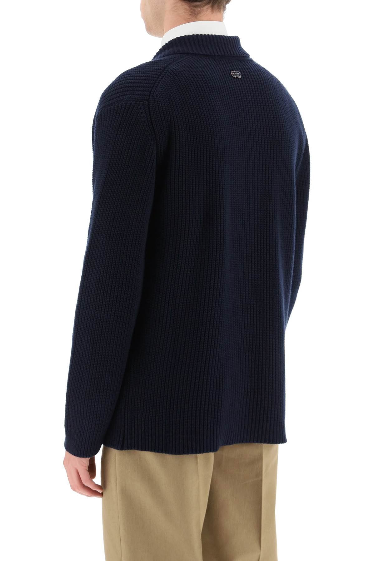 Agnona cashmere &amp, cotton cardigan