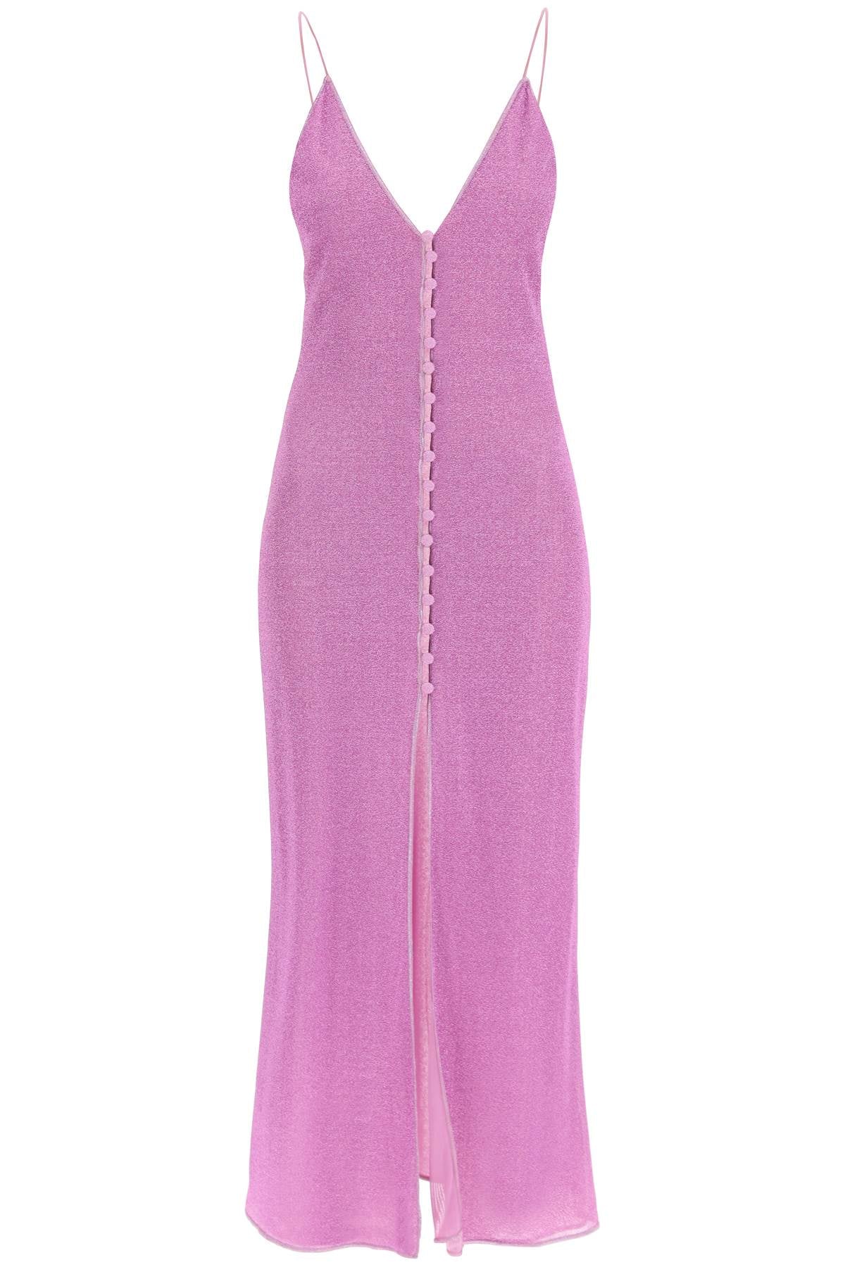 Oséree lurex knit midi dress in