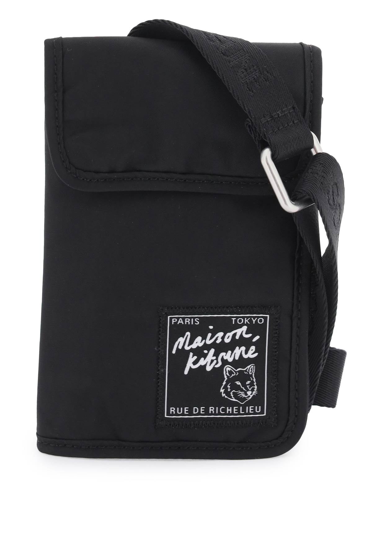 Maison kitsune phone holder crossbody pouch